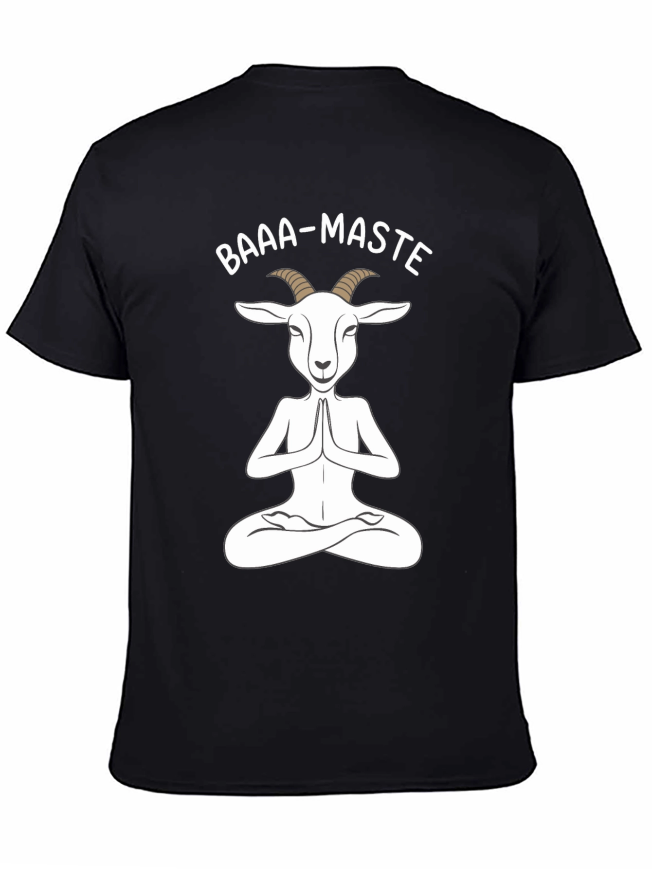 Baaa-Maste Goat T-Shirt - Yoga Meditation Tee