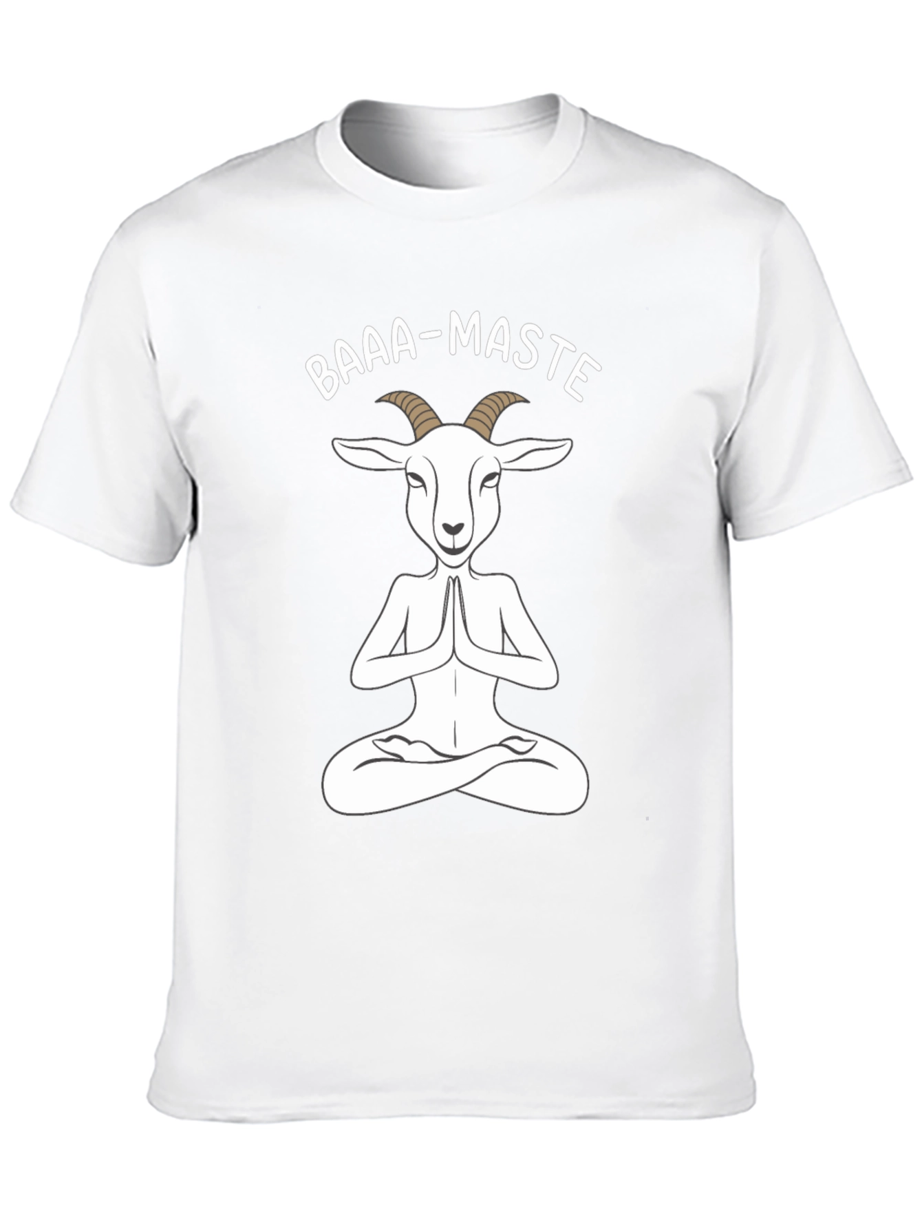 Baaa-Maste Goat T-Shirt - Yoga Meditation Tee