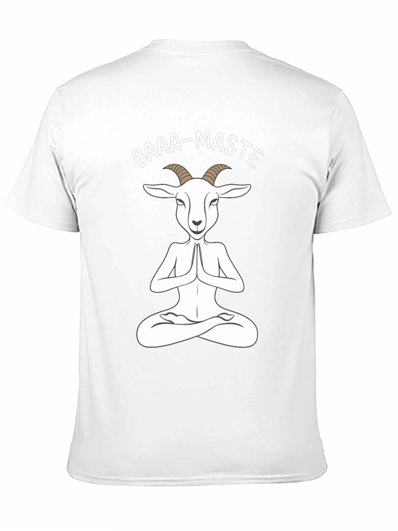 Baaa-Maste Goat T-Shirt - Yoga Meditation Tee
