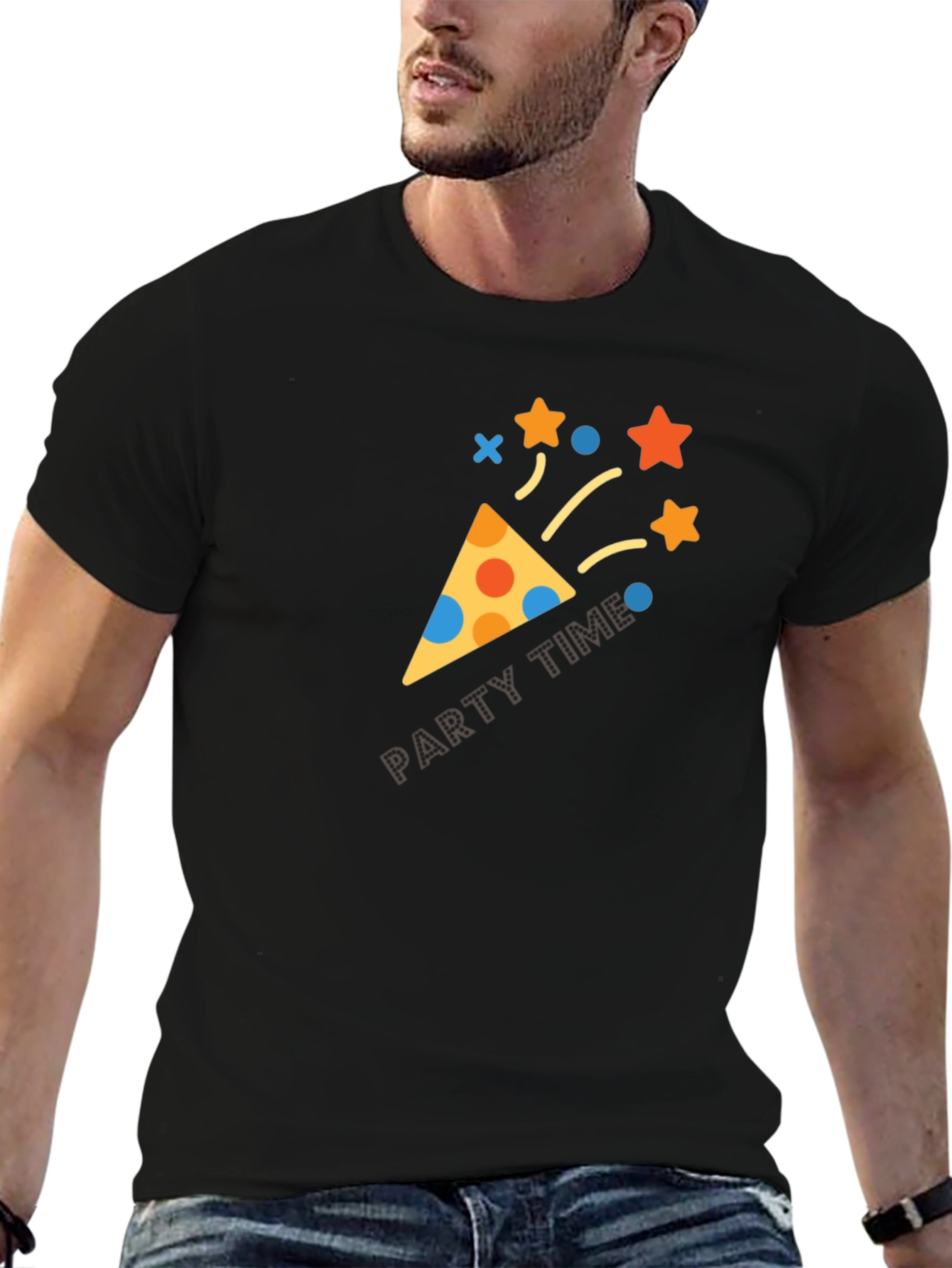 Party Time Graphic Tee - Celebration T-Shirt