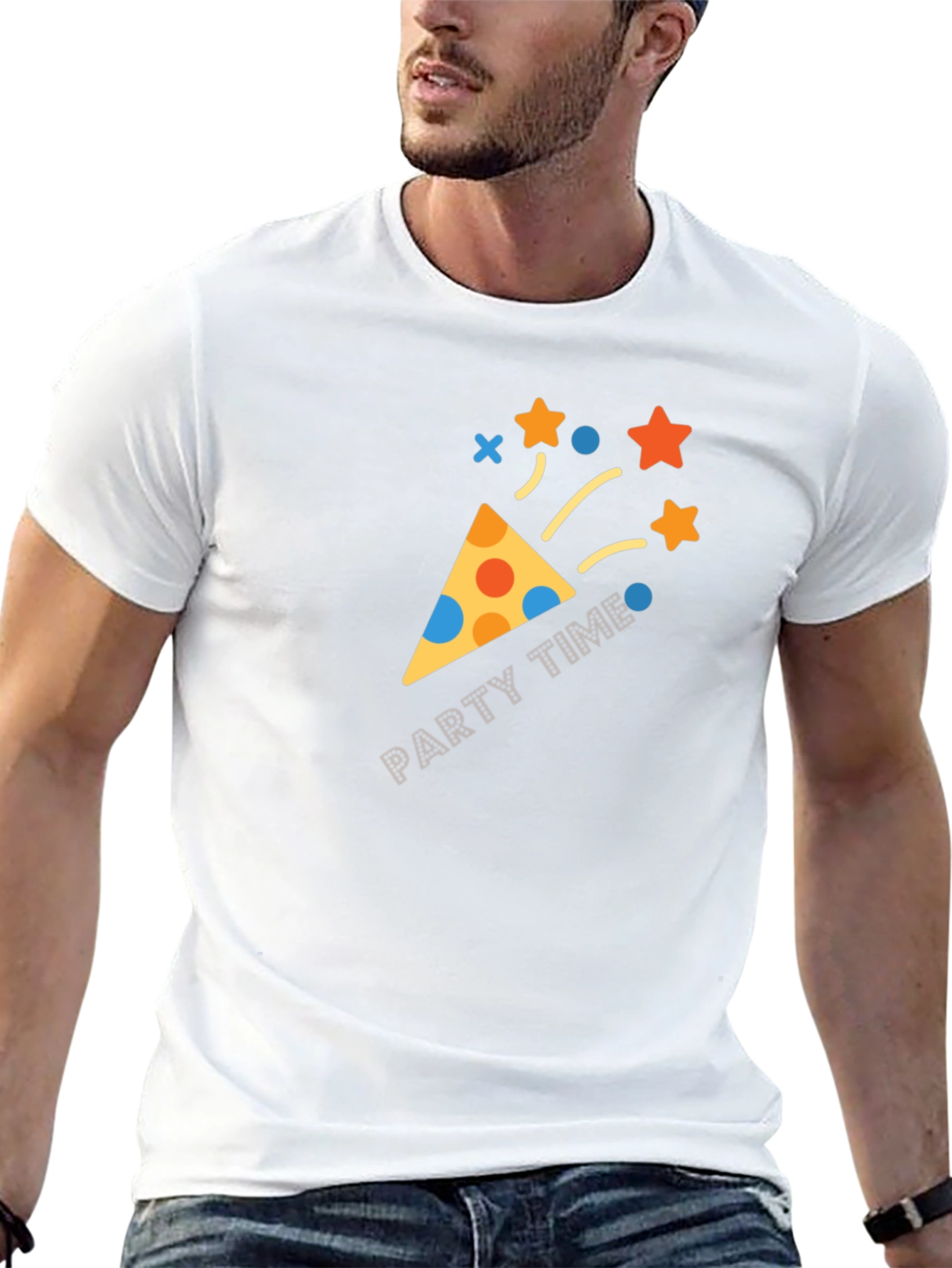 Party Time Graphic Tee - Celebration T-Shirt