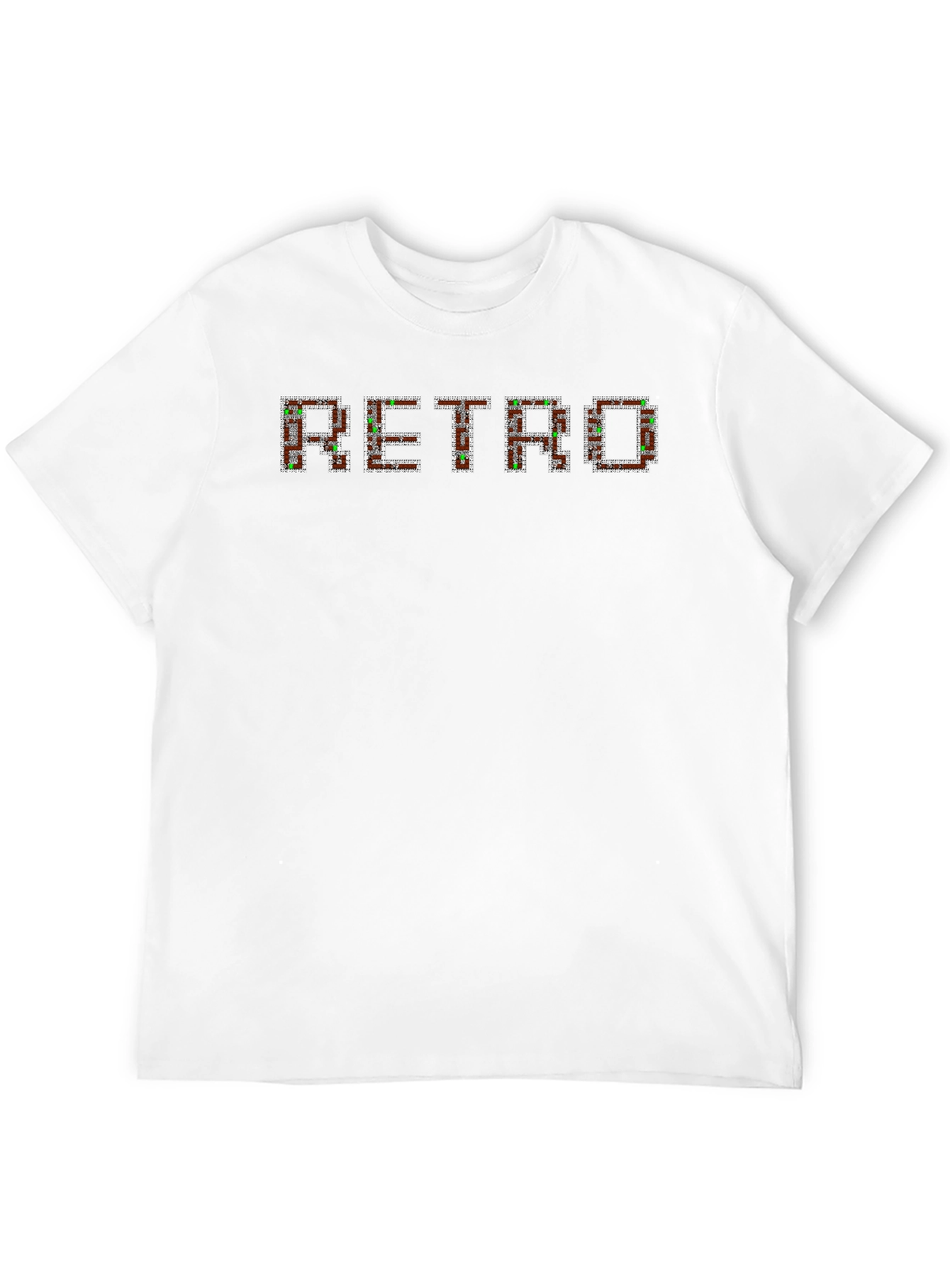 Retro Gaming T-Shirt - Pixelated Word Design