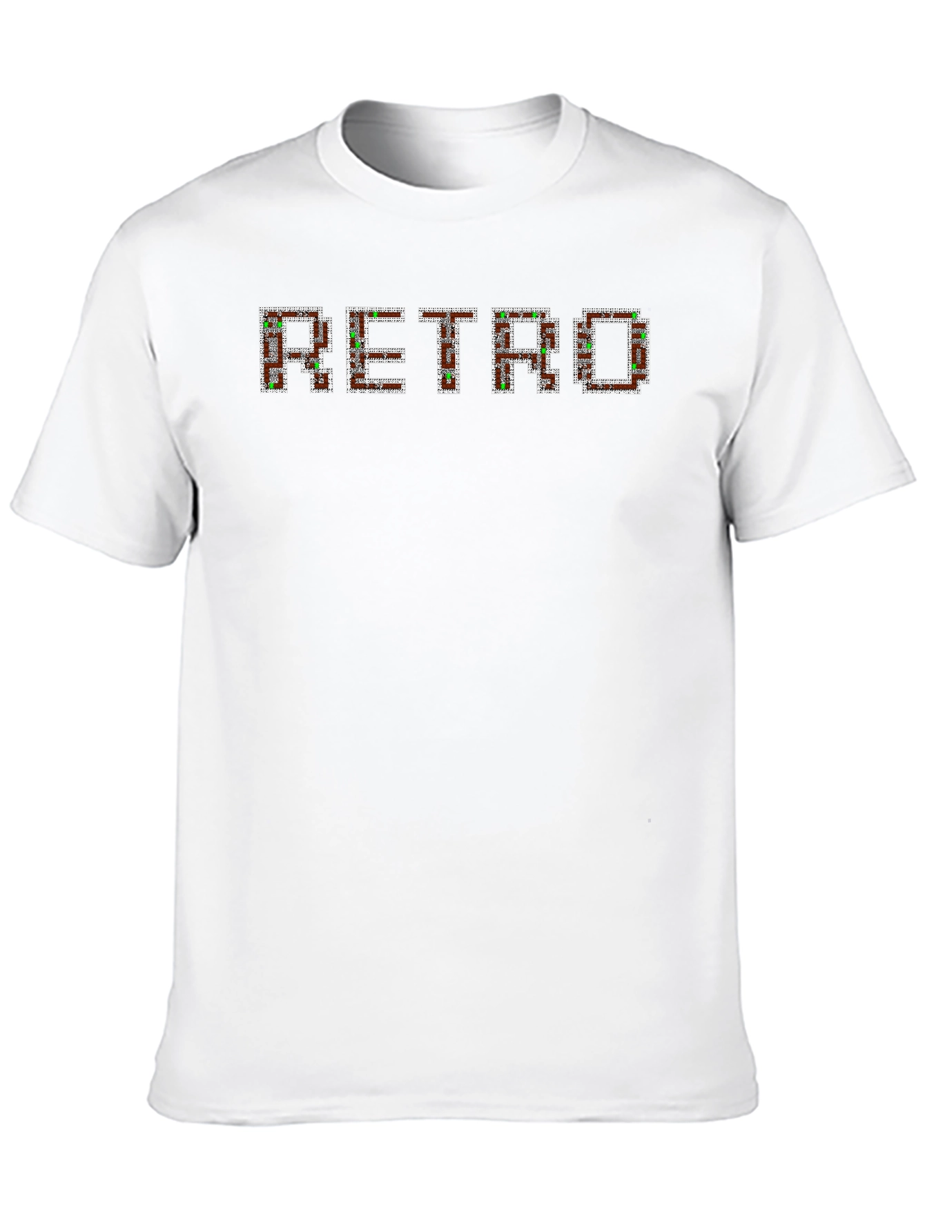 Retro Gaming T-Shirt - Pixelated Word Design