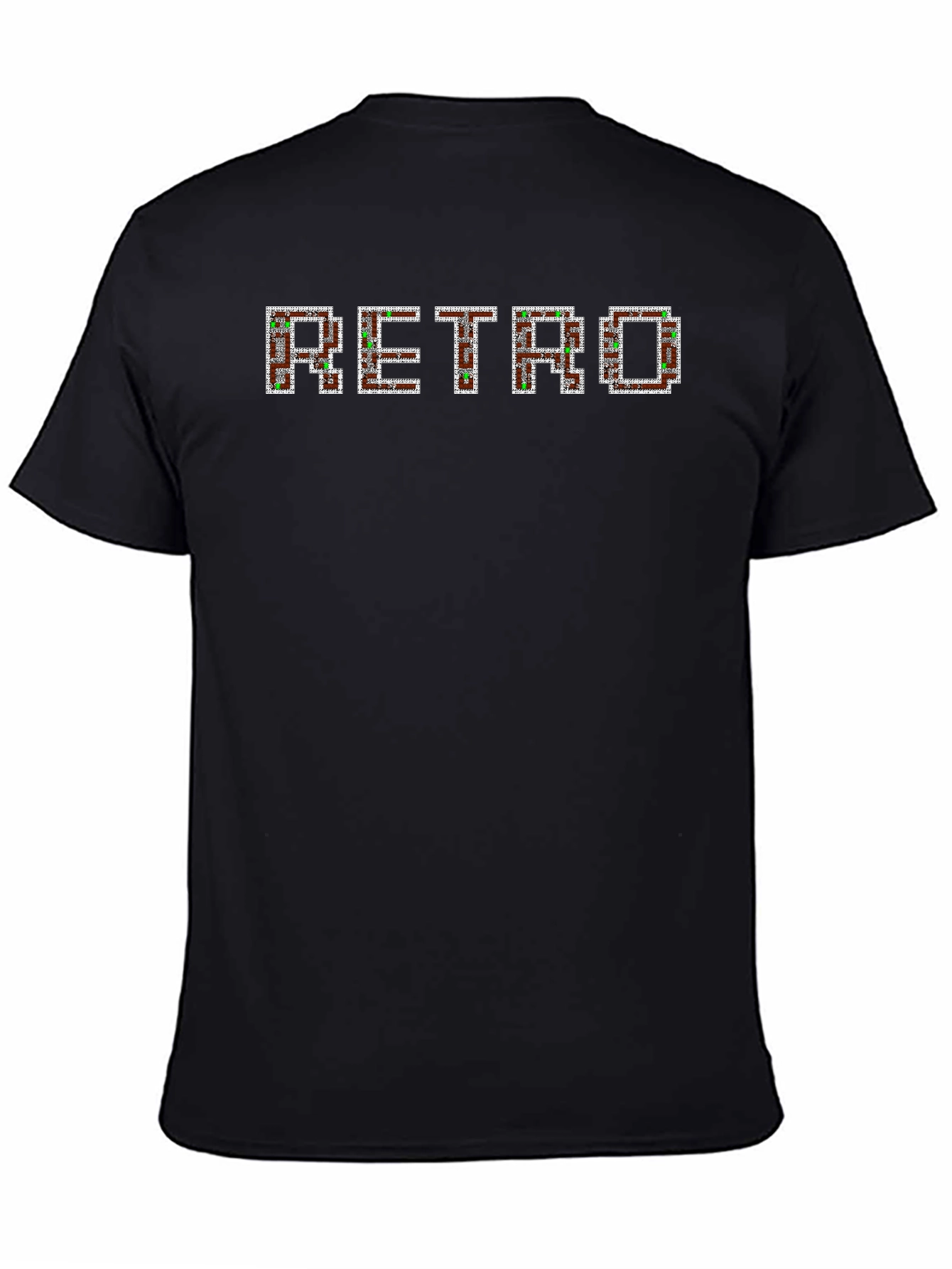 Retro Gaming T-Shirt - Pixelated Word Design