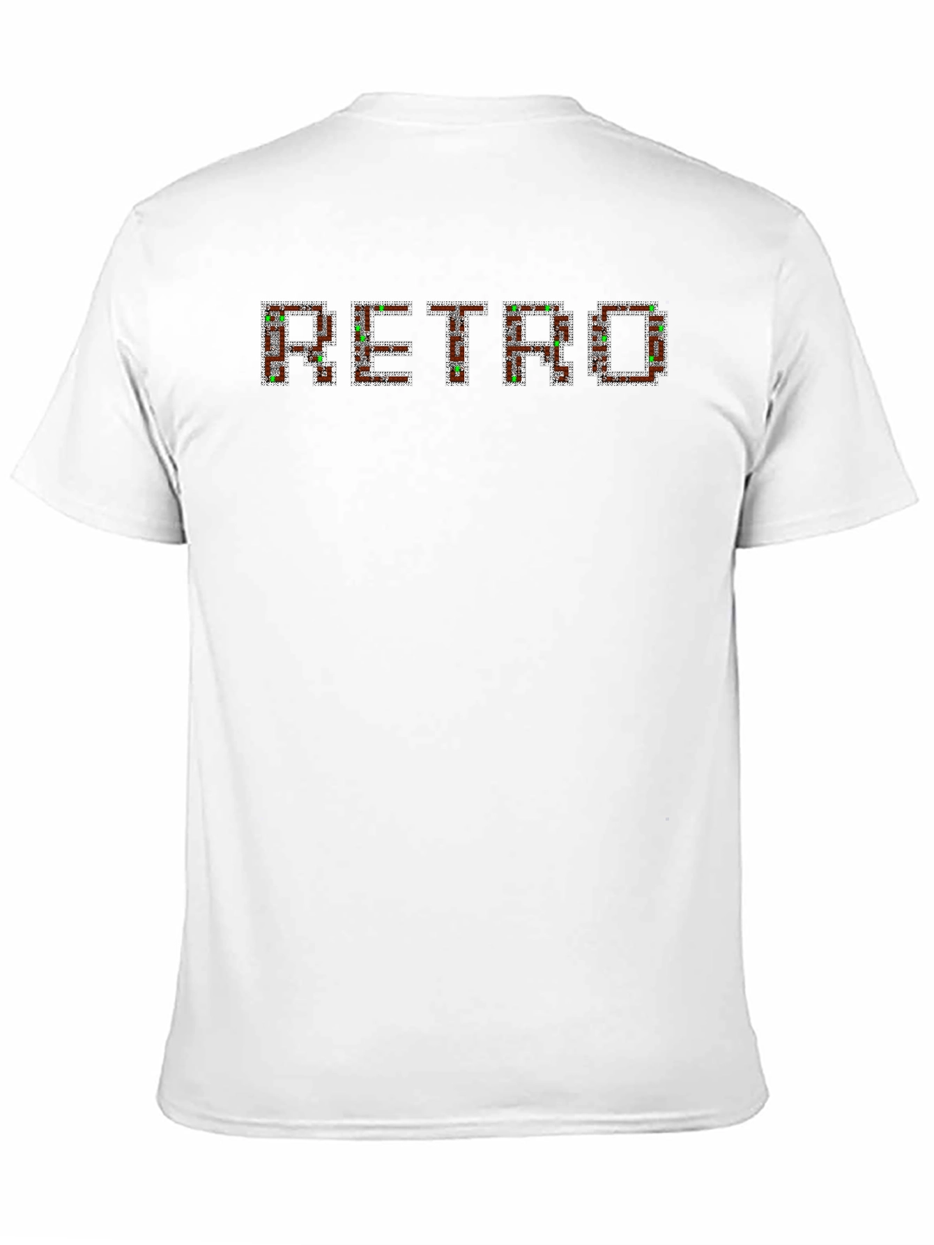 Retro Gaming T-Shirt - Pixelated Word Design
