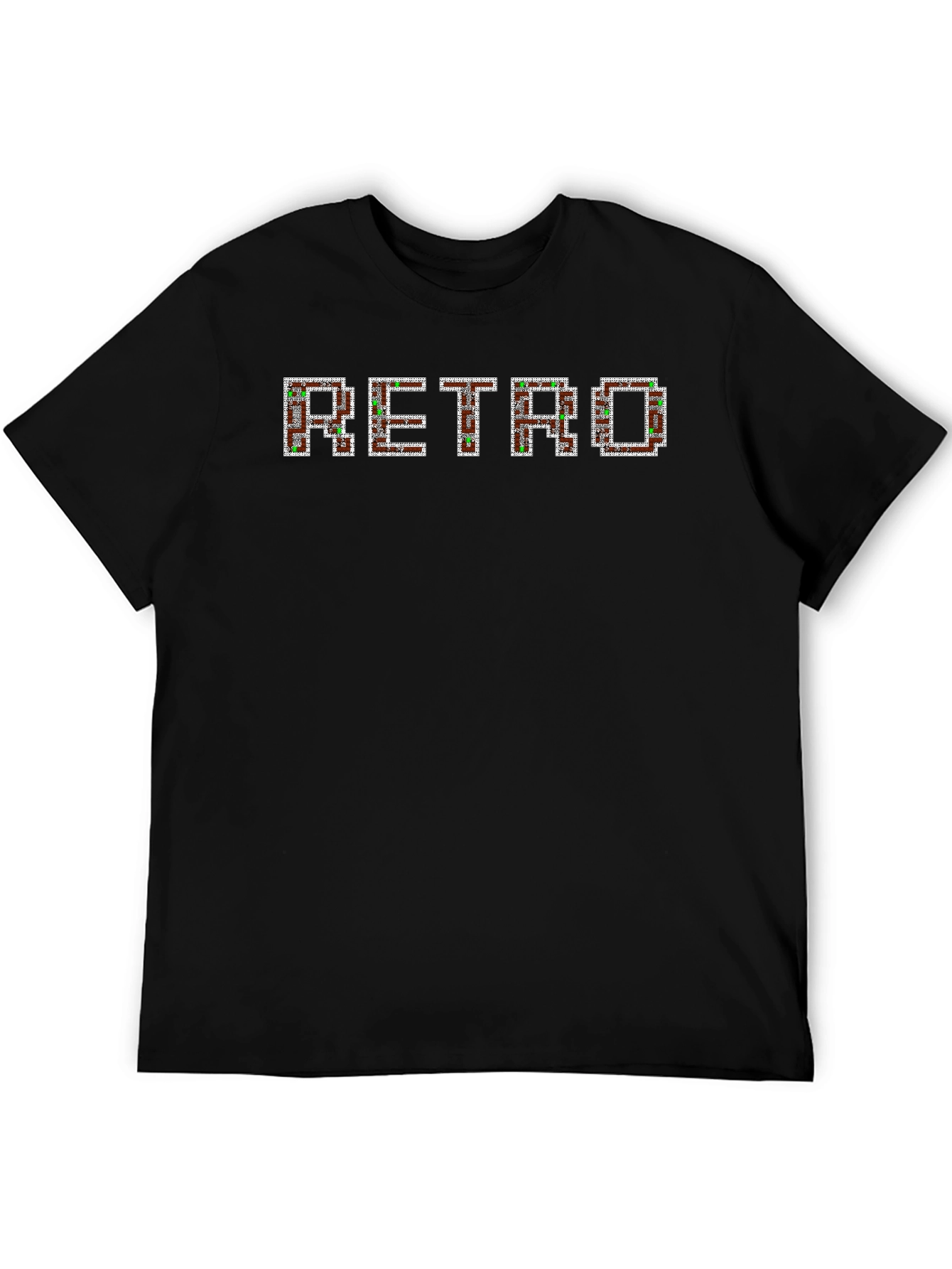Retro Gaming T-Shirt - Pixelated Word Design