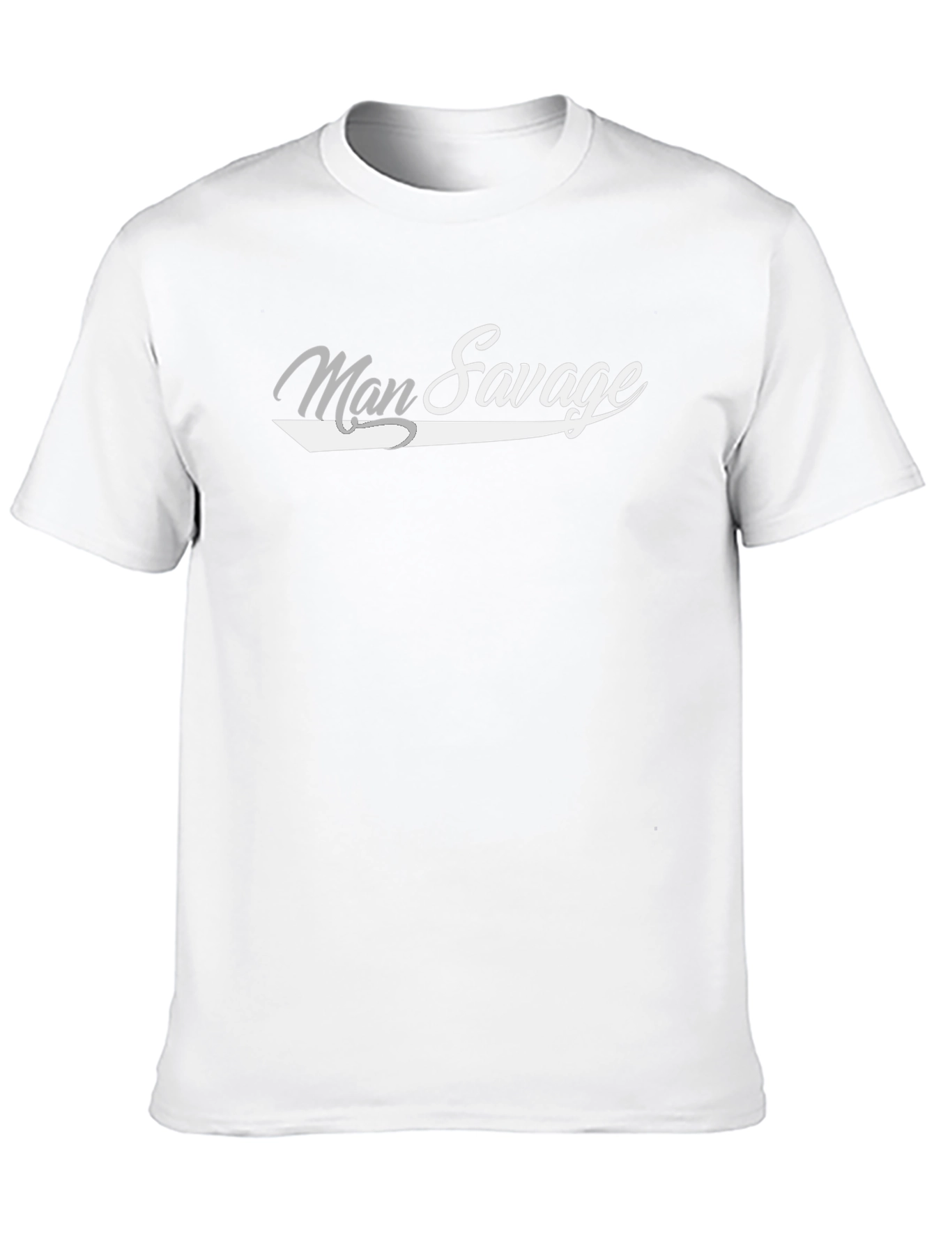 Man Savage Black Cotton Graphic T-Shirt
