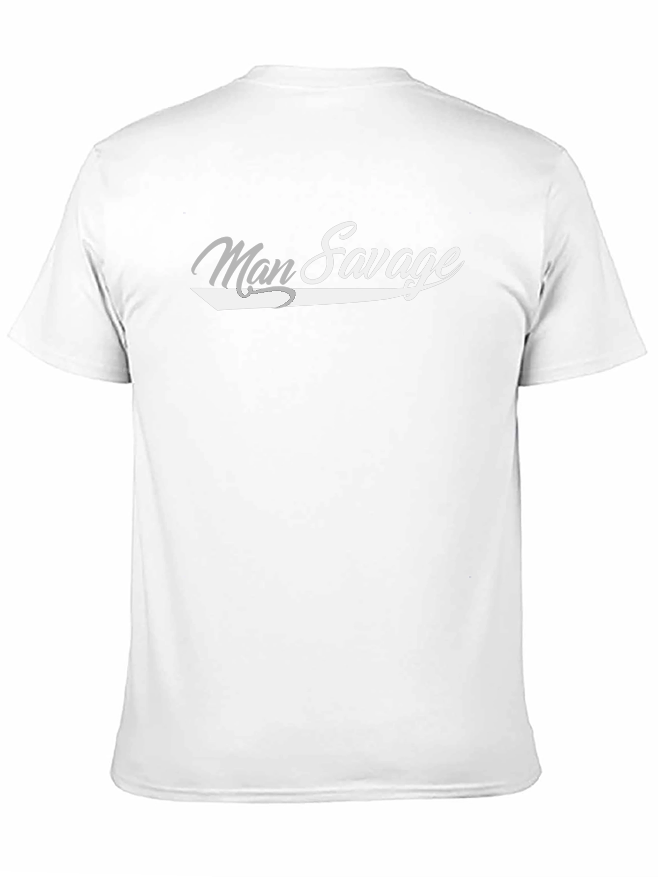 Man Savage Black Cotton Graphic T-Shirt
