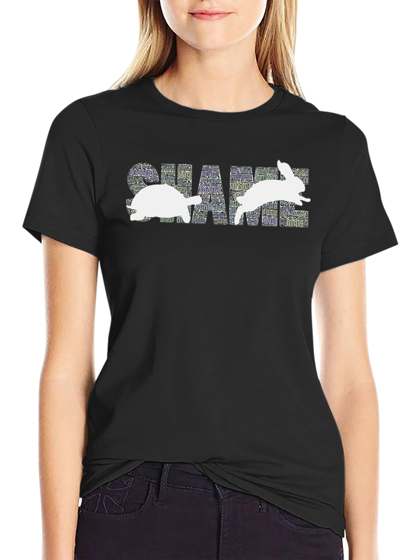 Hare and Tortoise Shame Graphic Tee