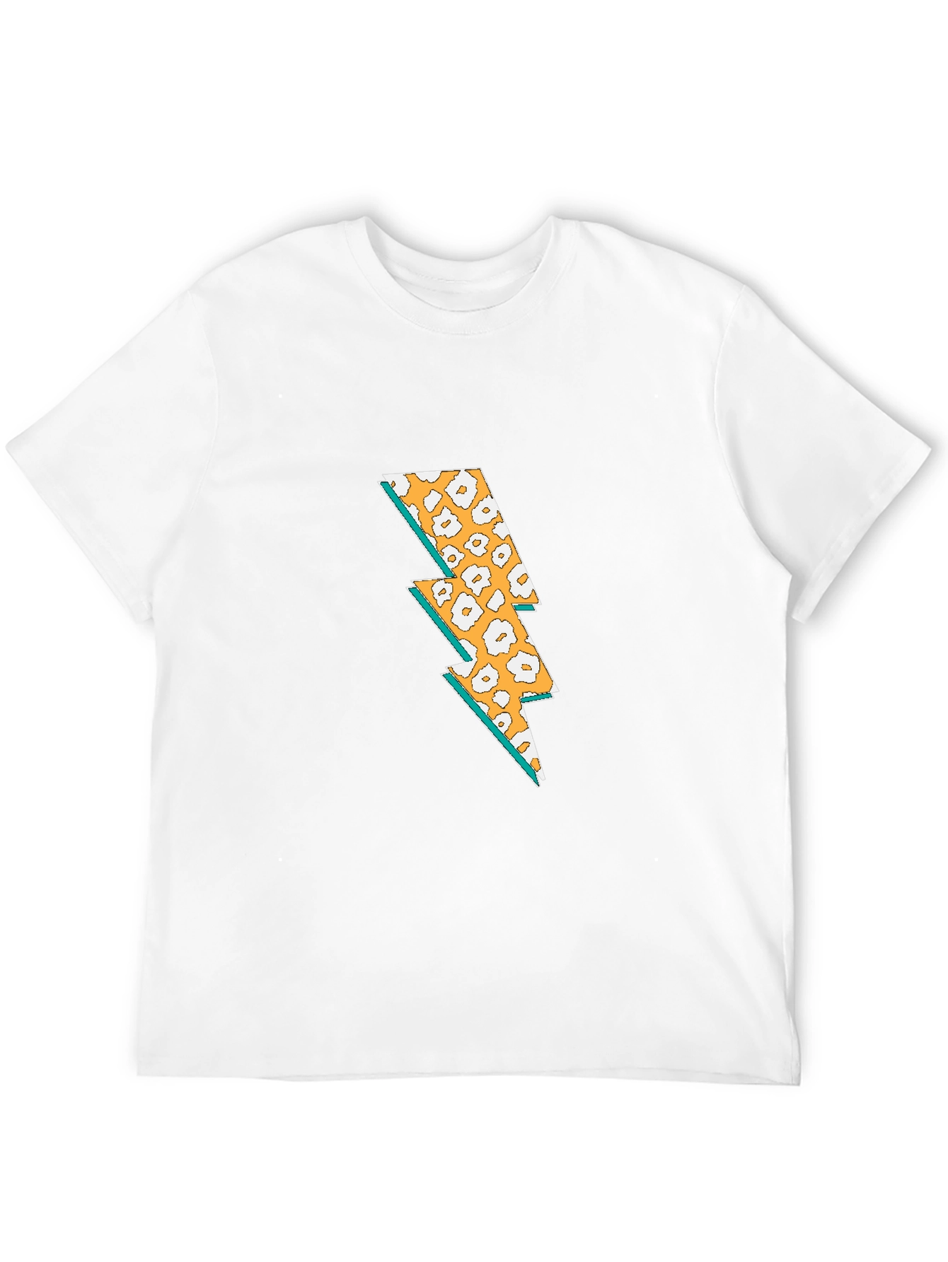 Leopard Lightning Bolt Graphic Tee