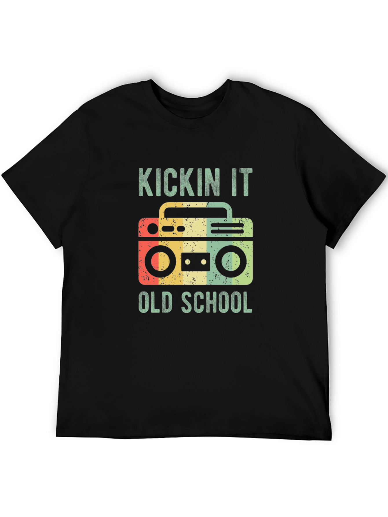 Retro Boombox T-Shirt - Kickin It Old School!
