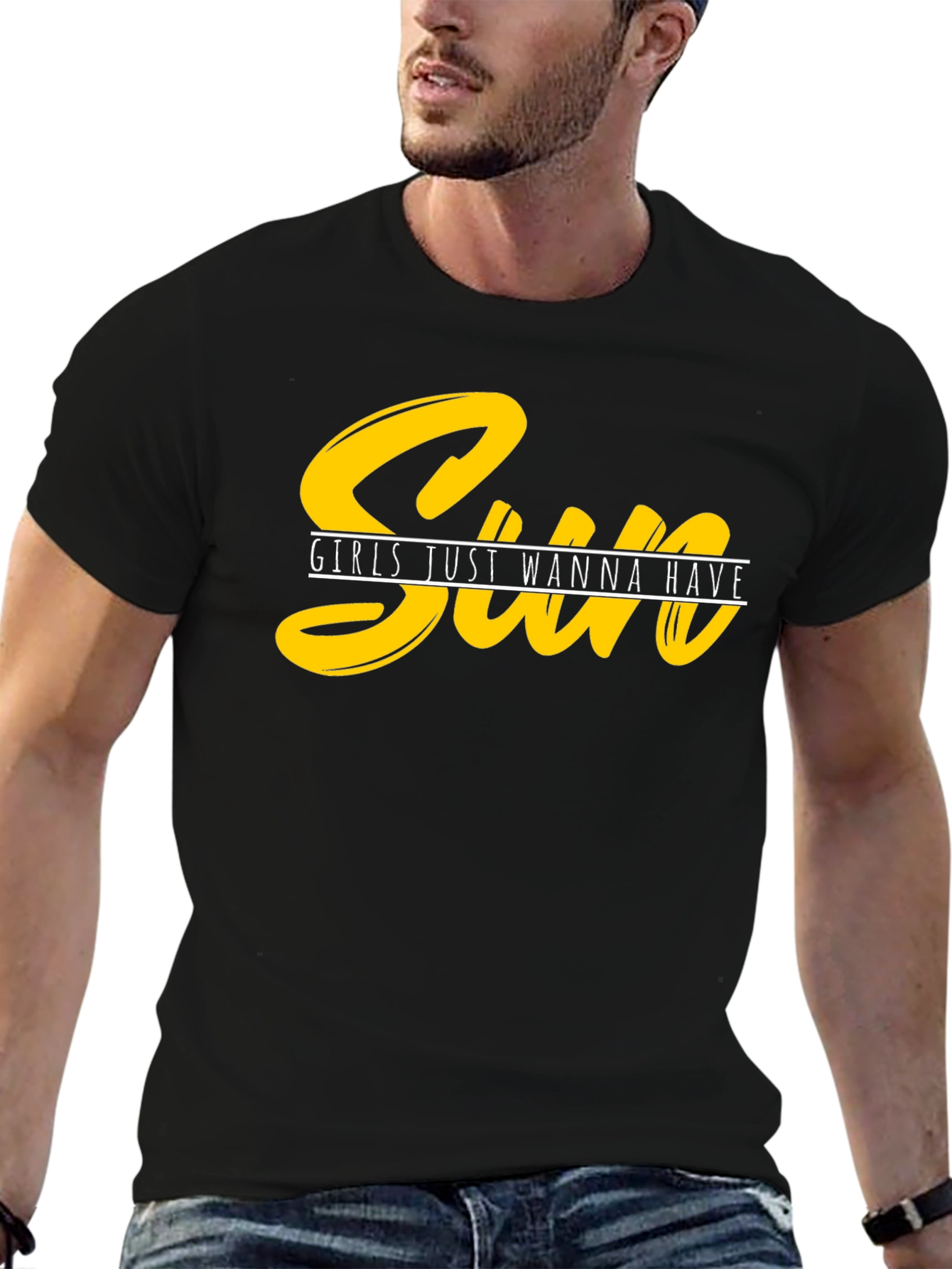 Sun Girls Just Wanna Have Fun Graphic Tee