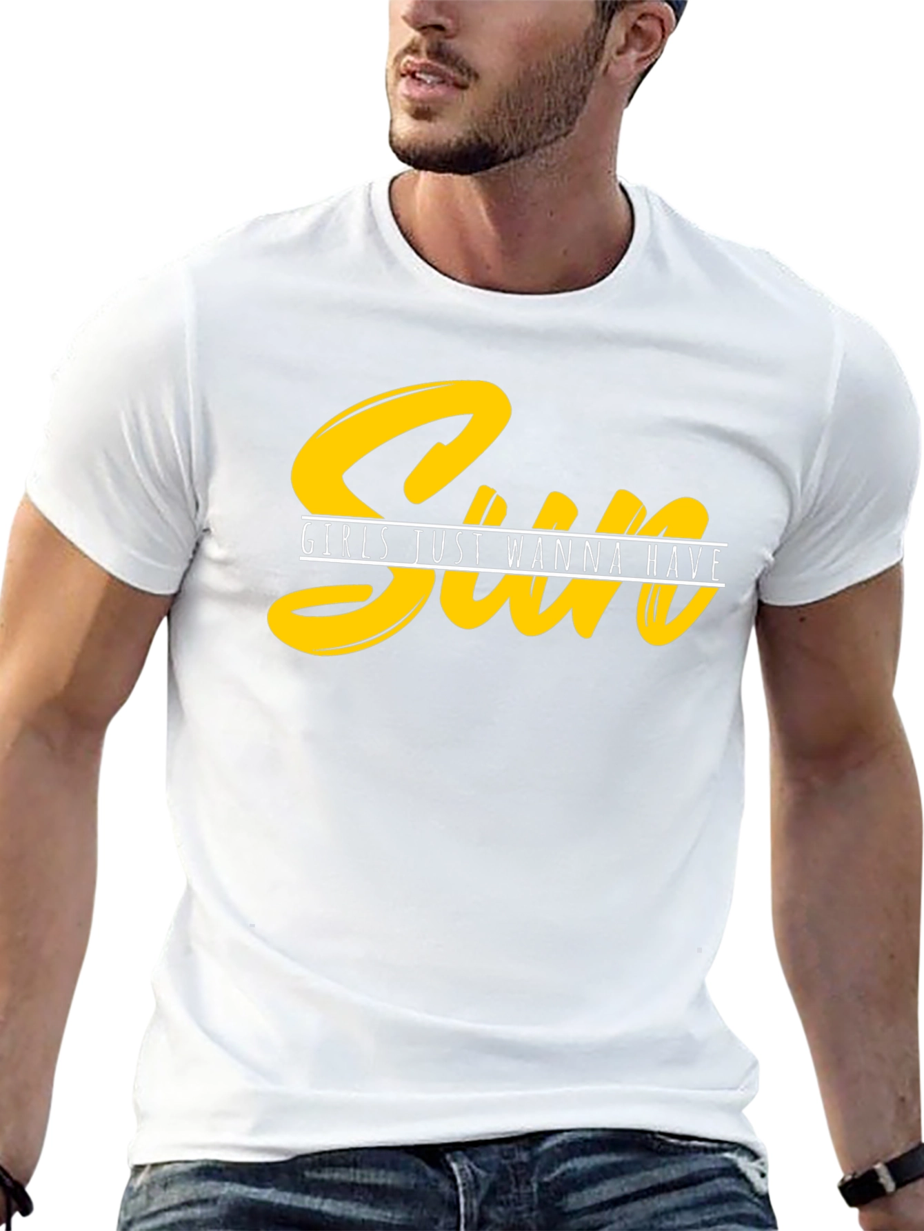 Sun Girls Just Wanna Have Fun Graphic Tee