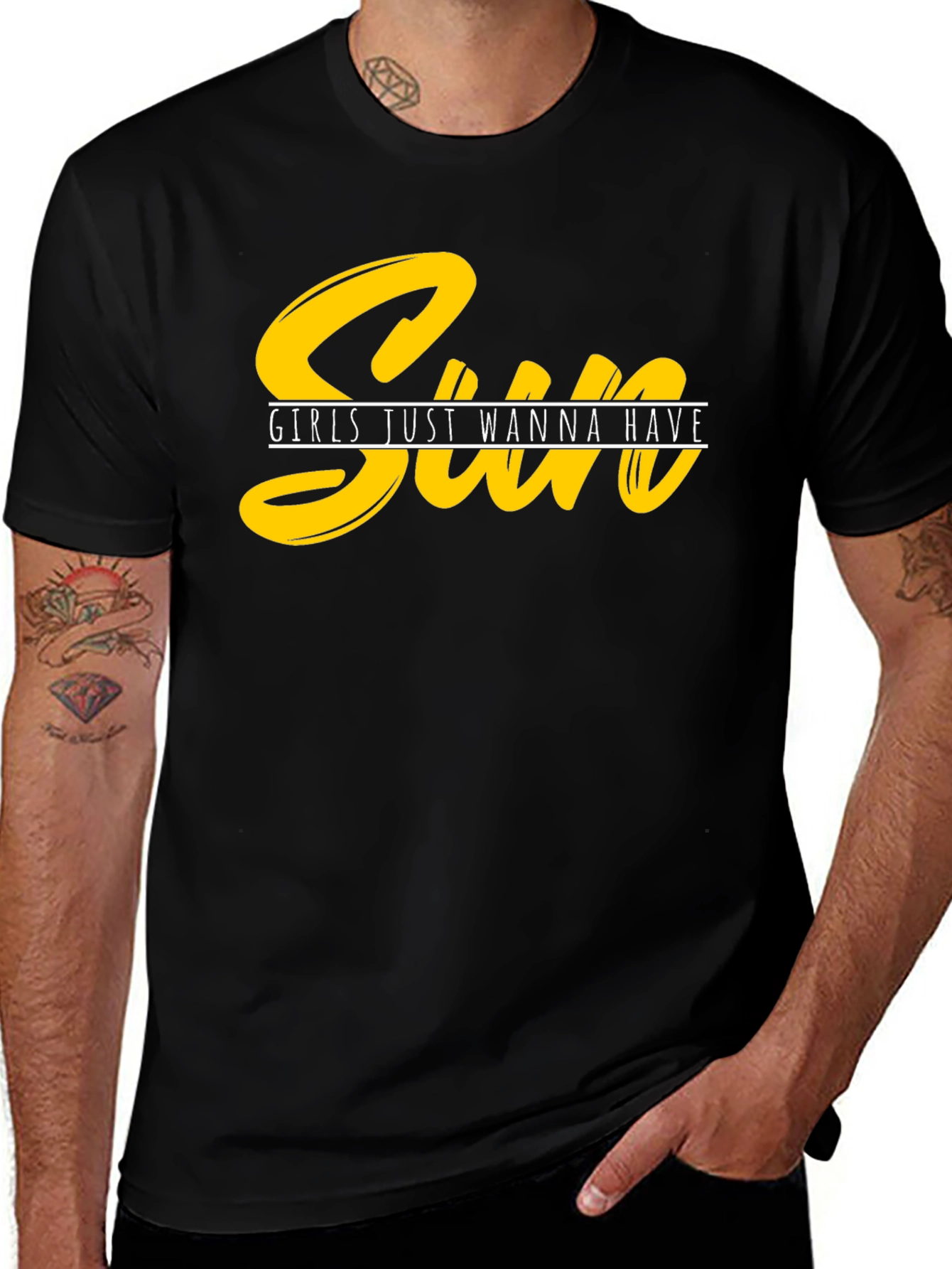 Sun Girls Just Wanna Have Fun Graphic Tee