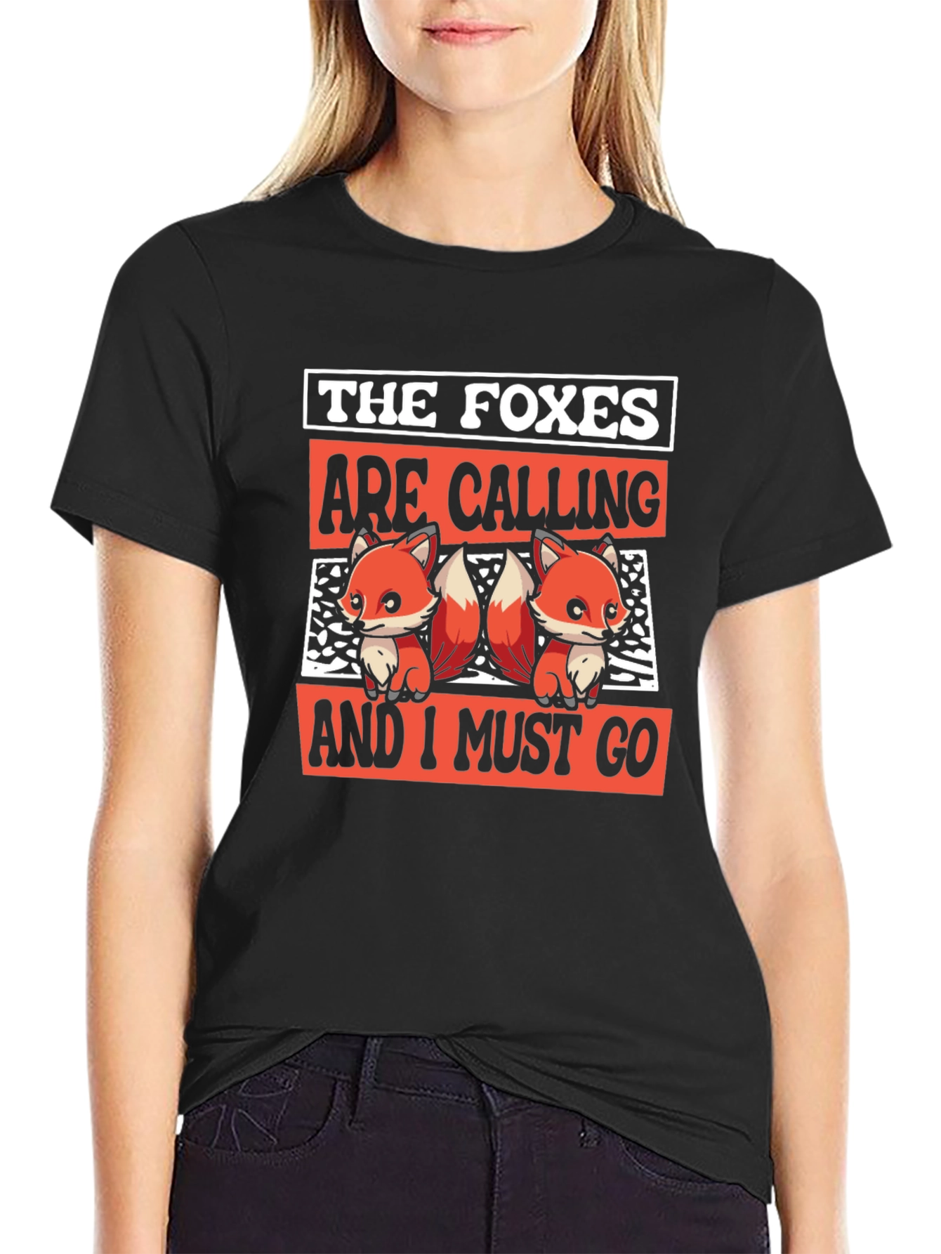 Foxes Calling T-Shirt - Cute Graphic Tee