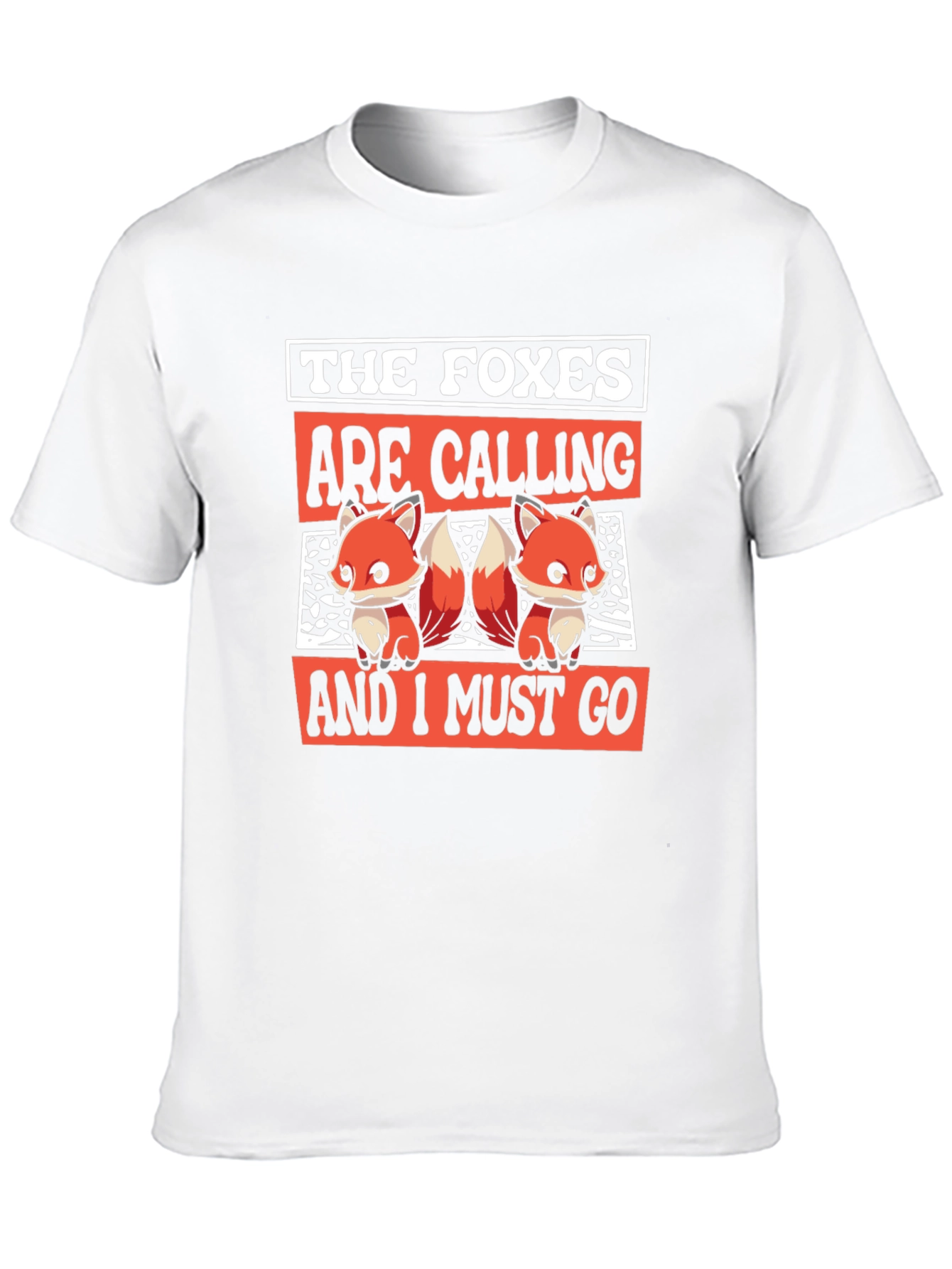 Foxes Calling T-Shirt - Cute Graphic Tee