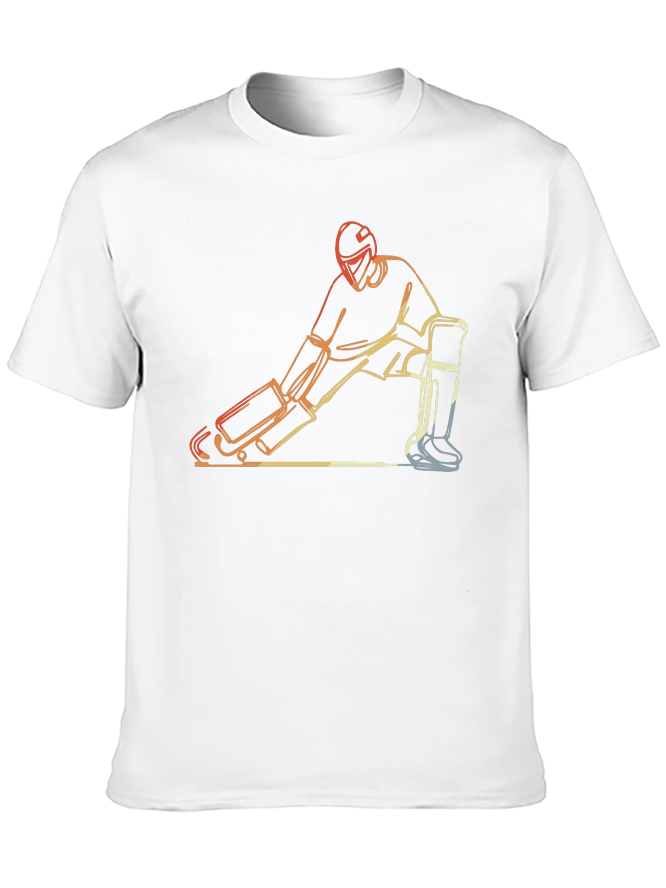 Hockey Goalie Graphic Tee - Stylish Sportswear