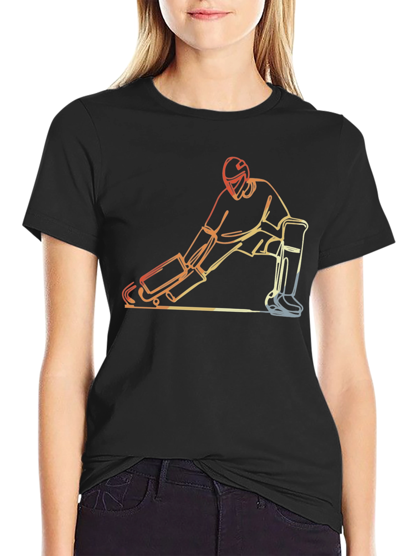 Hockey Goalie Graphic Tee - Stylish Sportswear