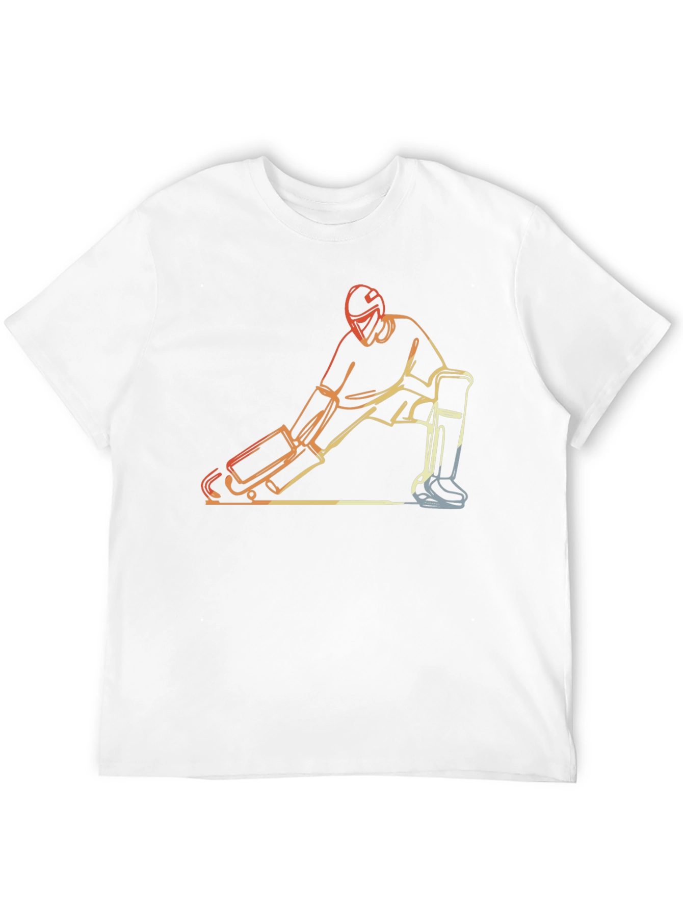 Hockey Goalie Graphic Tee - Stylish Sportswear