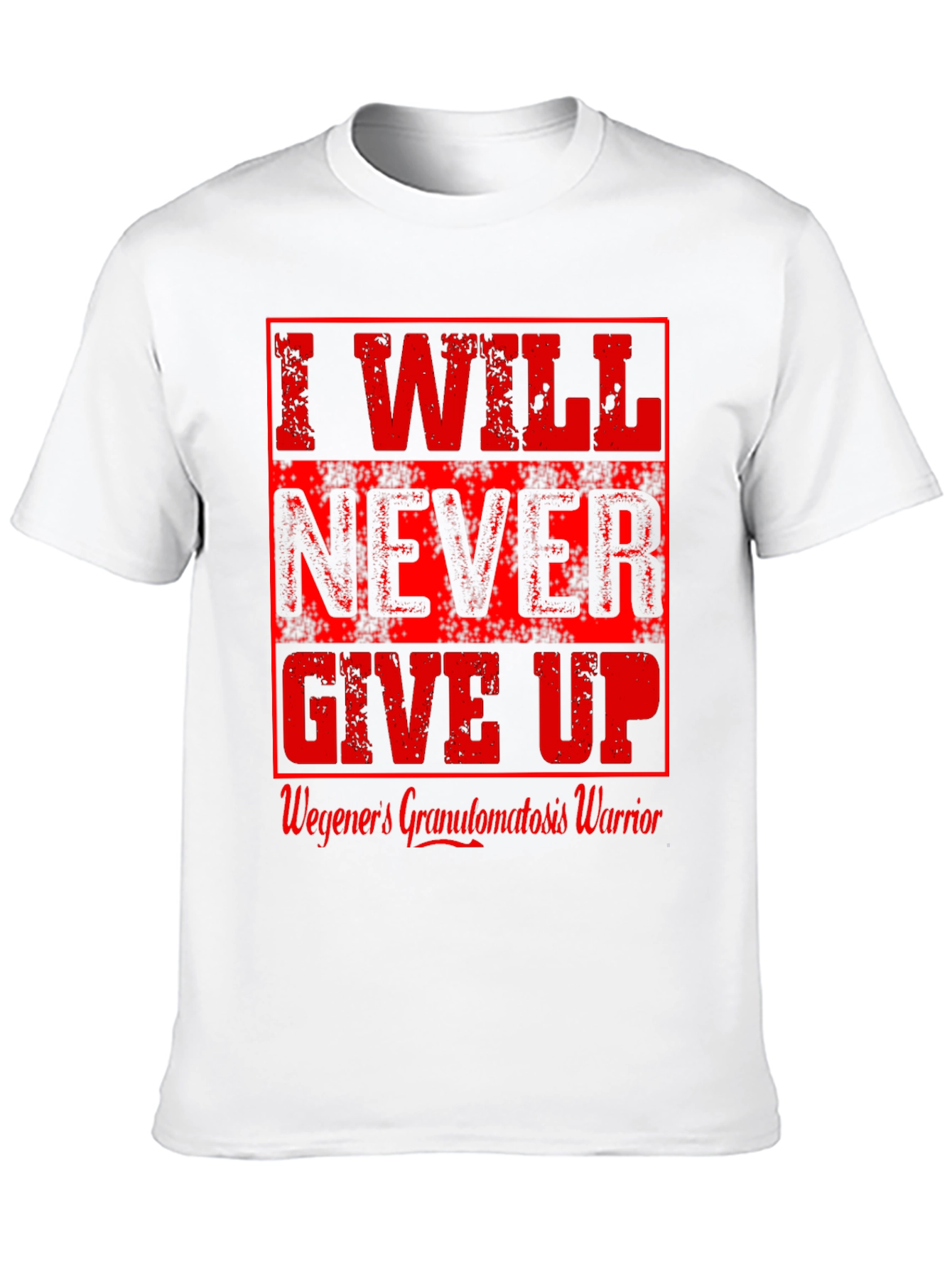 I Will Never Give Up Warrior T-Shirt