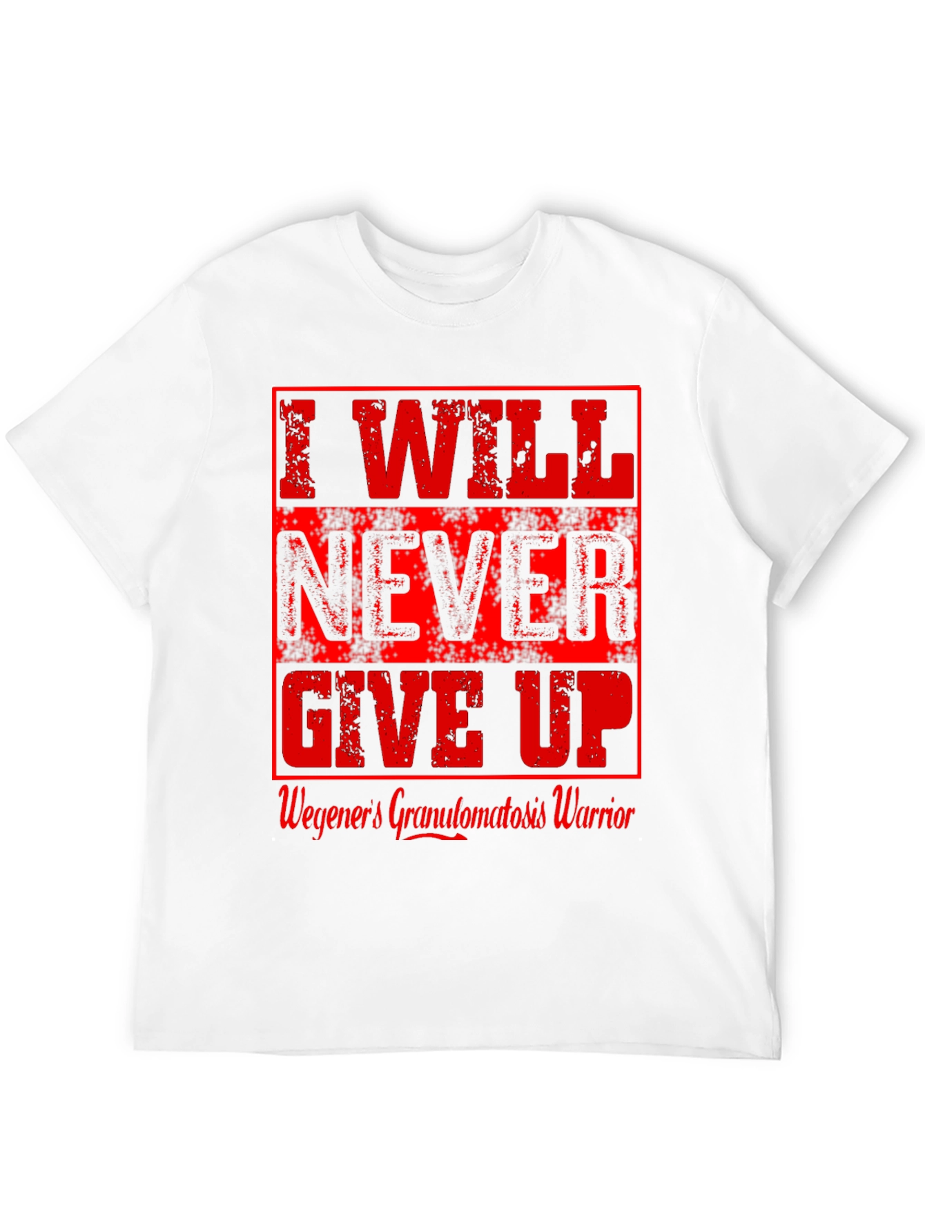 I Will Never Give Up Warrior T-Shirt