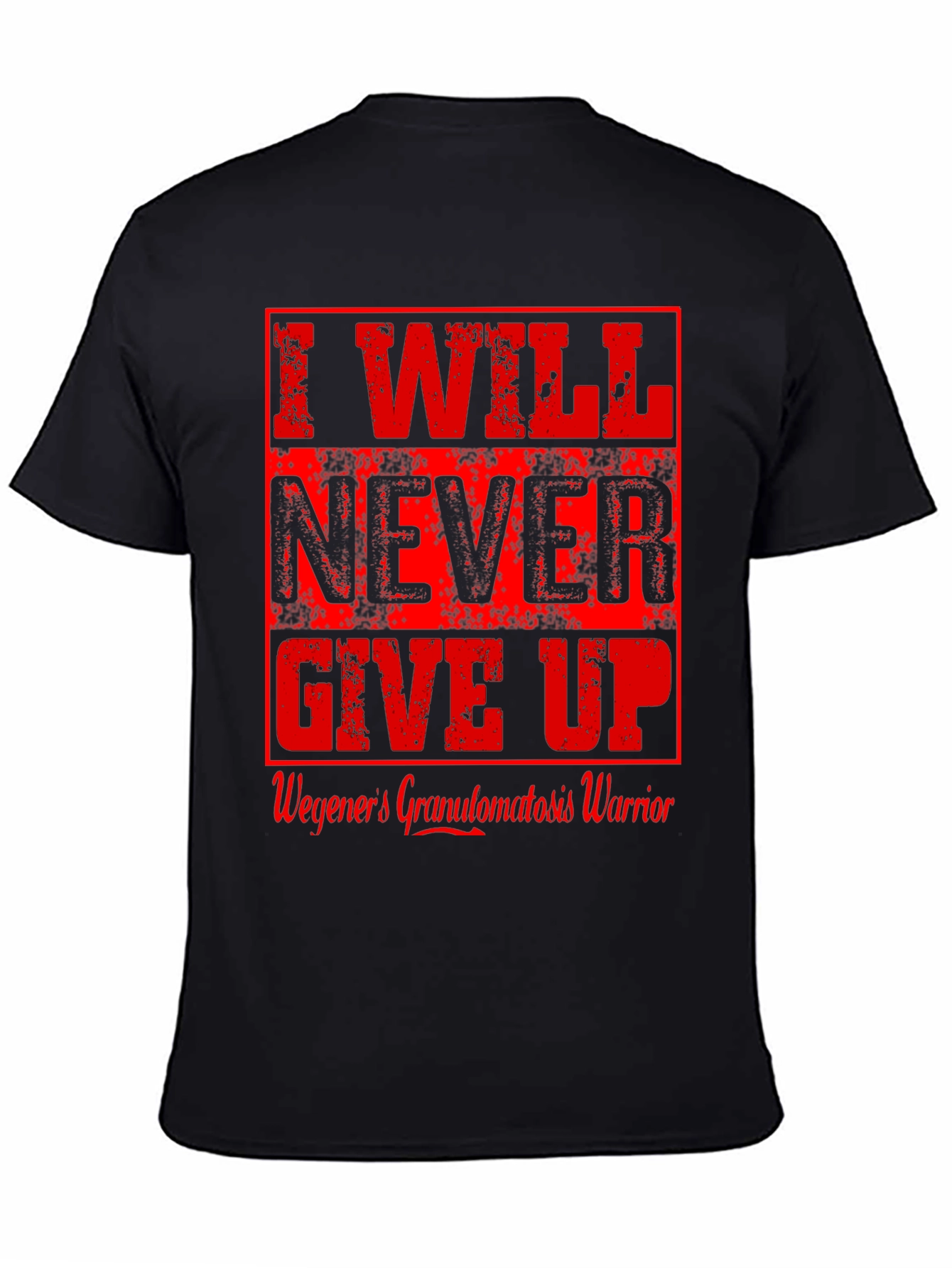 I Will Never Give Up Warrior T-Shirt