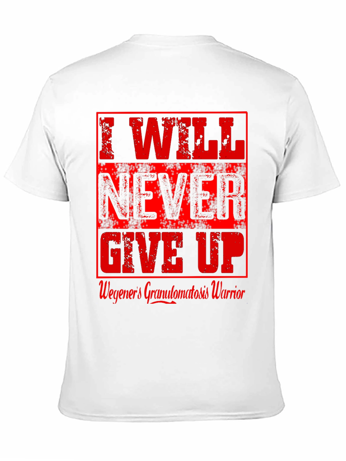 I Will Never Give Up Warrior T-Shirt