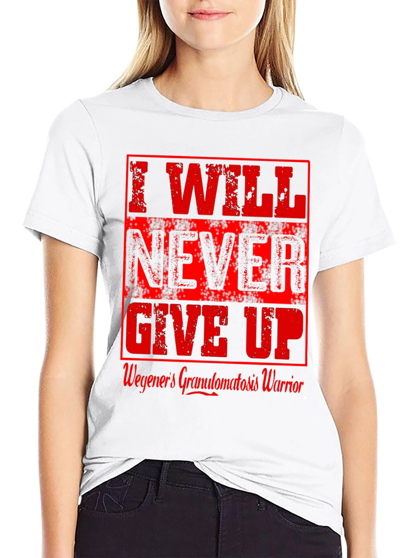 I Will Never Give Up Warrior T-Shirt