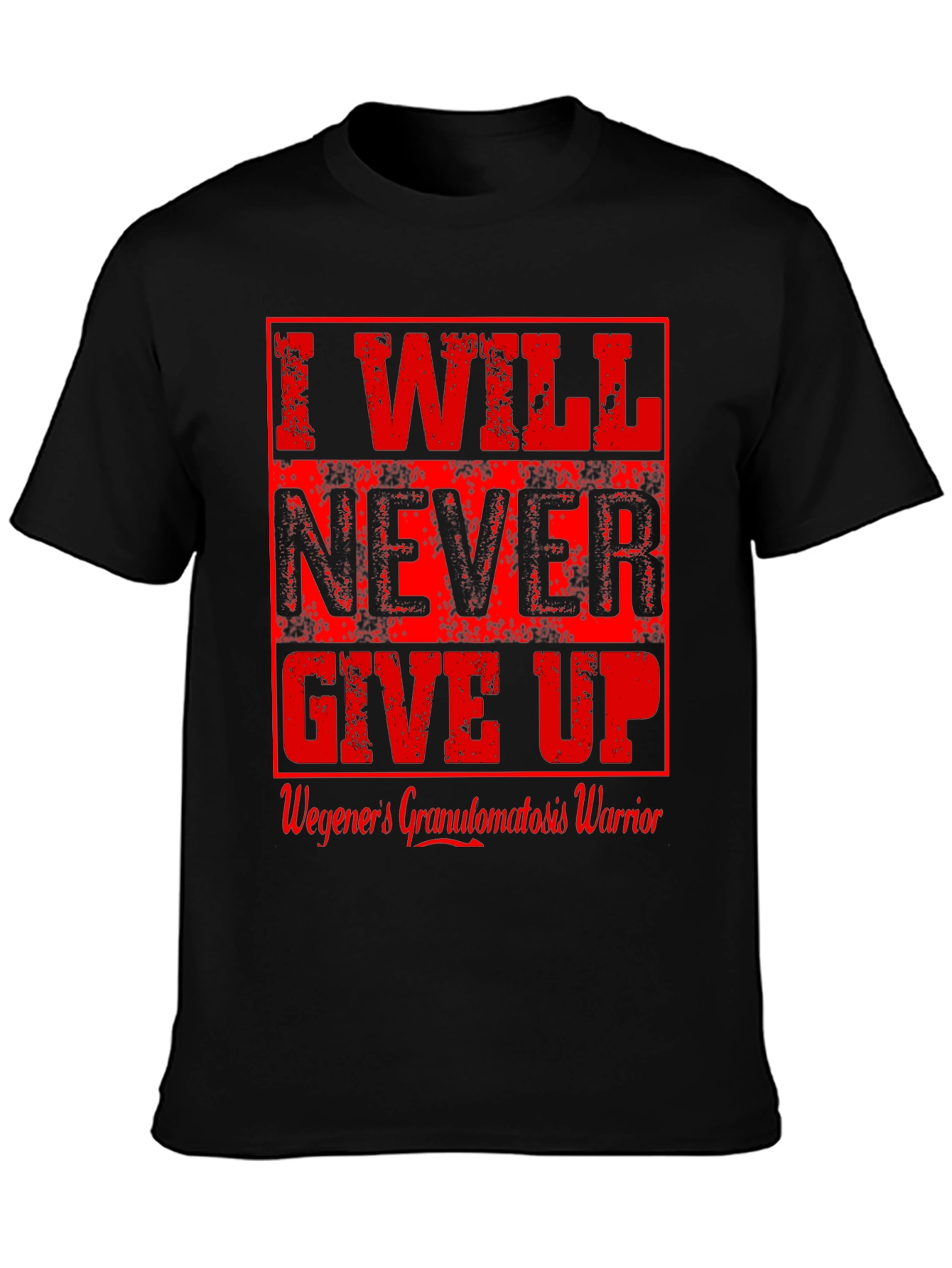 I Will Never Give Up Warrior T-Shirt