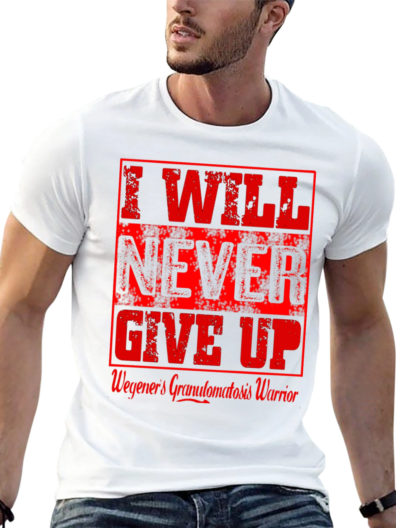 I Will Never Give Up Warrior T-Shirt