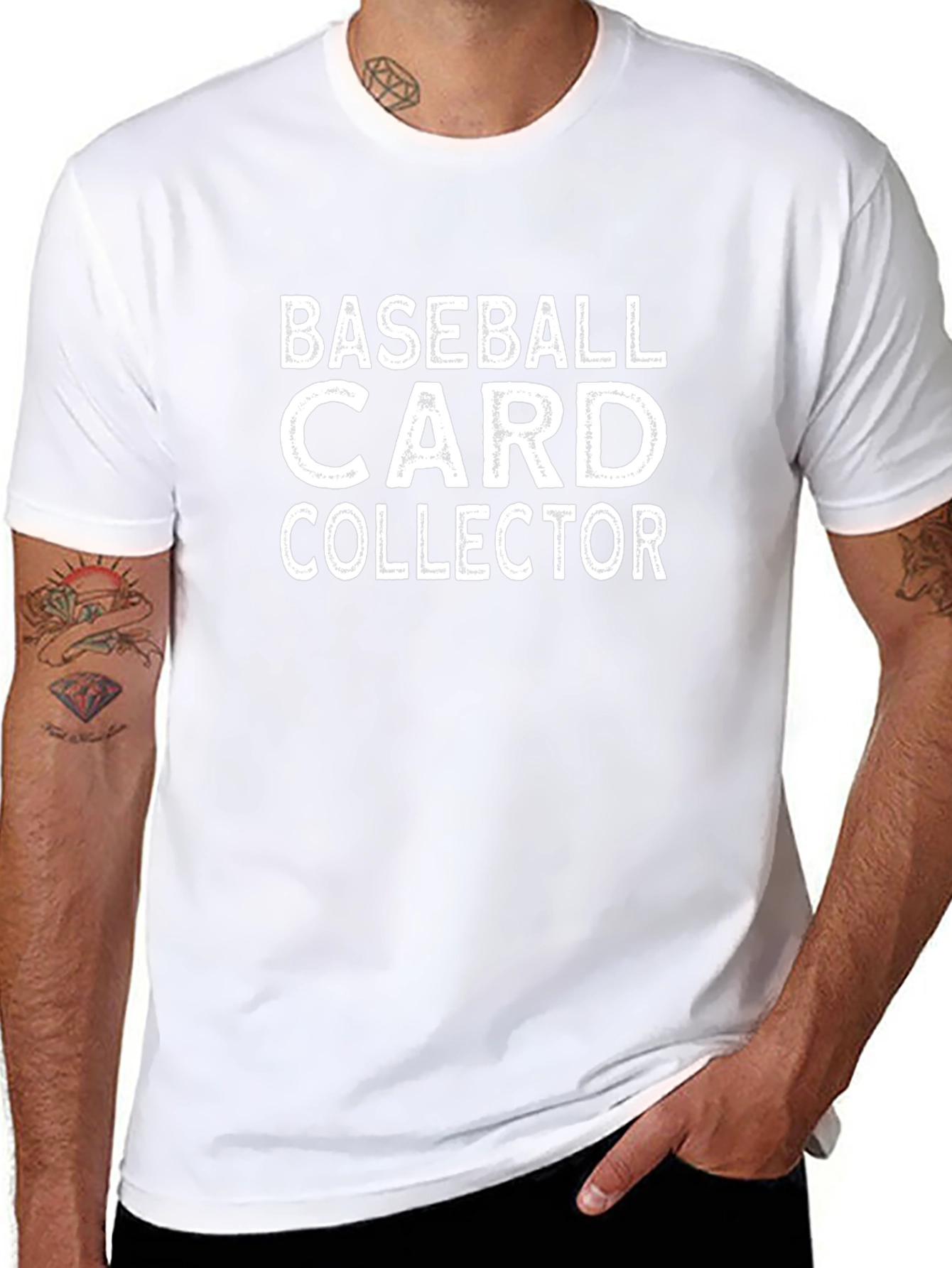 Baseball Card Collector Graphic T-Shirt