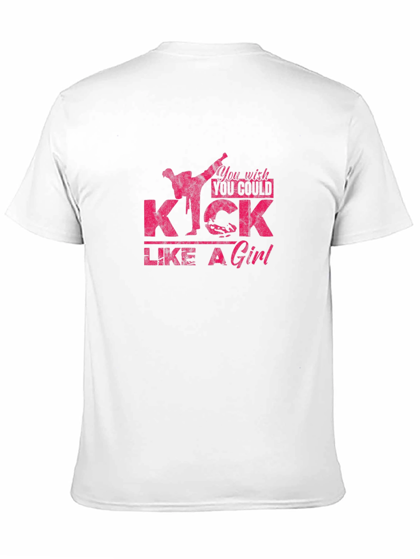 Kick Like a Girl Graphic Tee - Black
