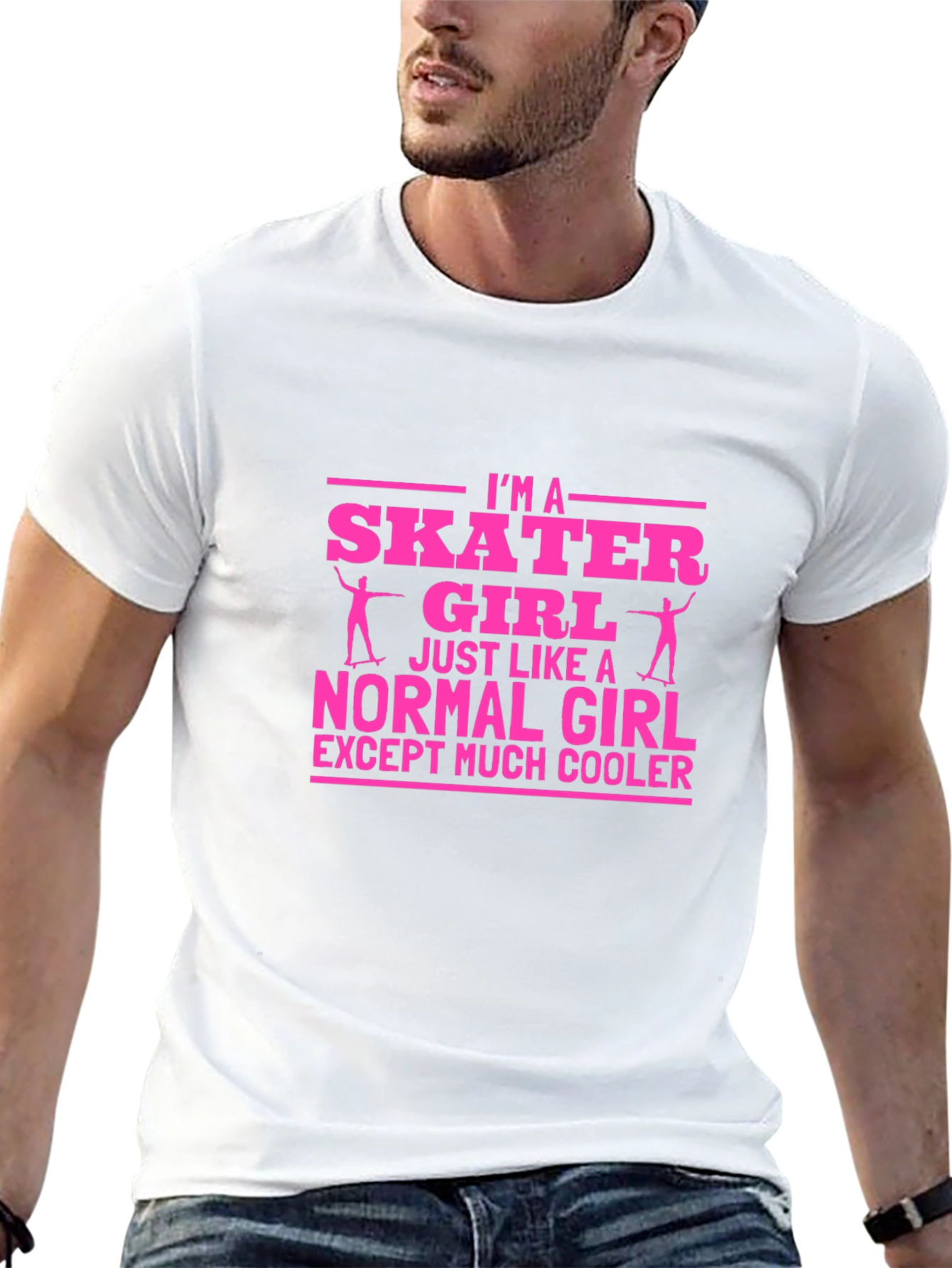 Im A Skater Girl T-Shirt - Cool Graphic Tee