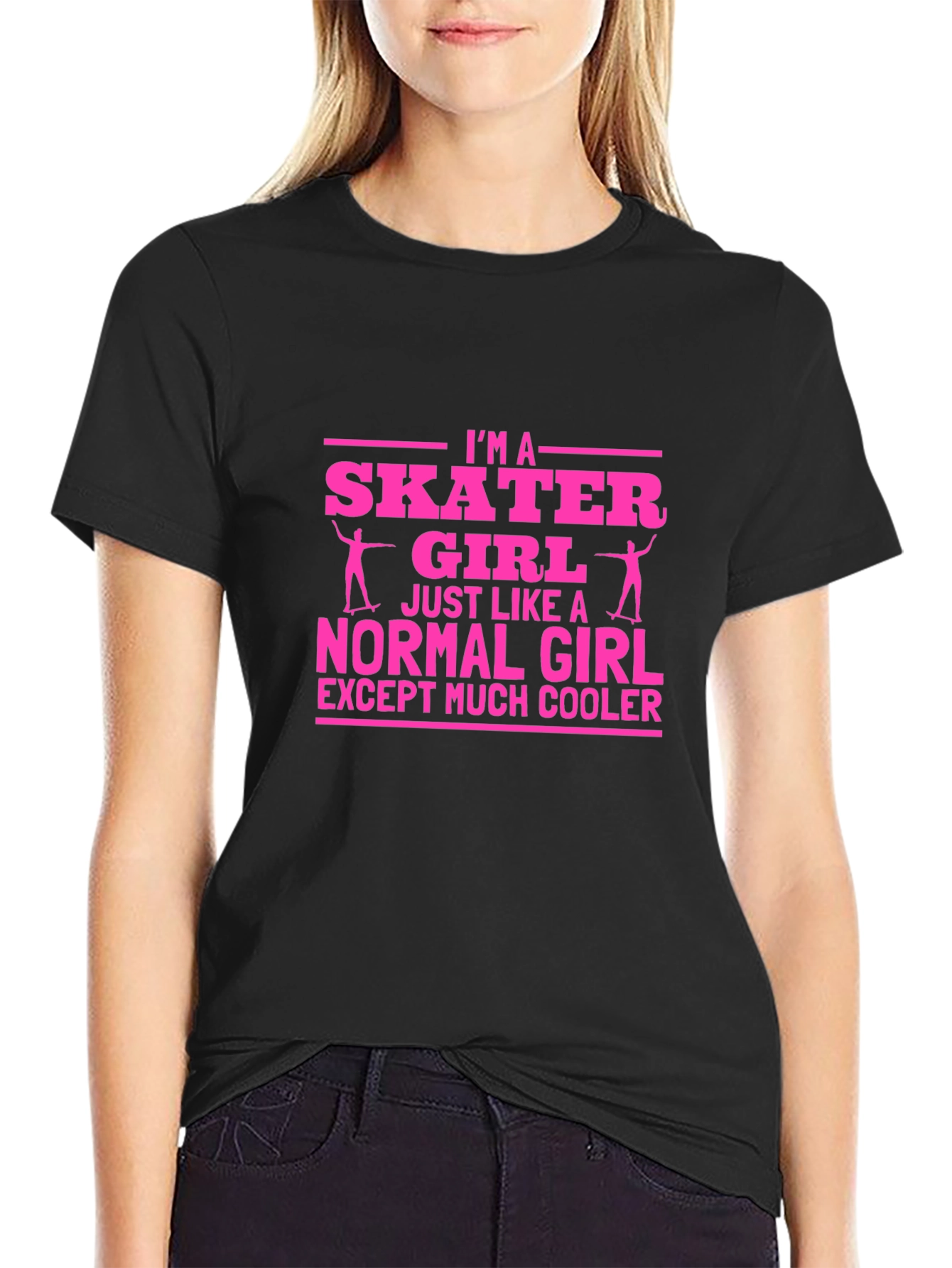 Im A Skater Girl T-Shirt - Cool Graphic Tee
