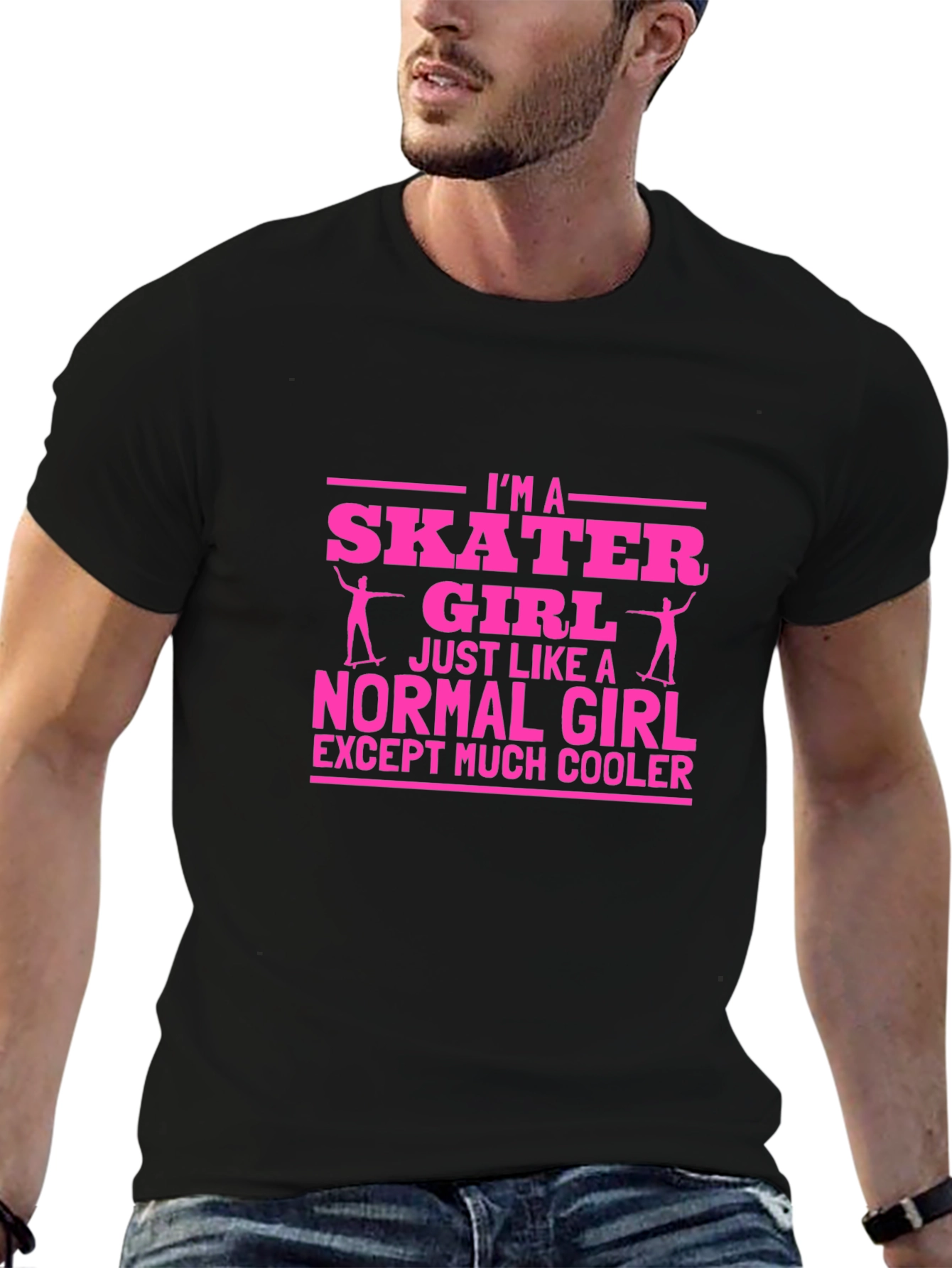 Im A Skater Girl T-Shirt - Cool Graphic Tee