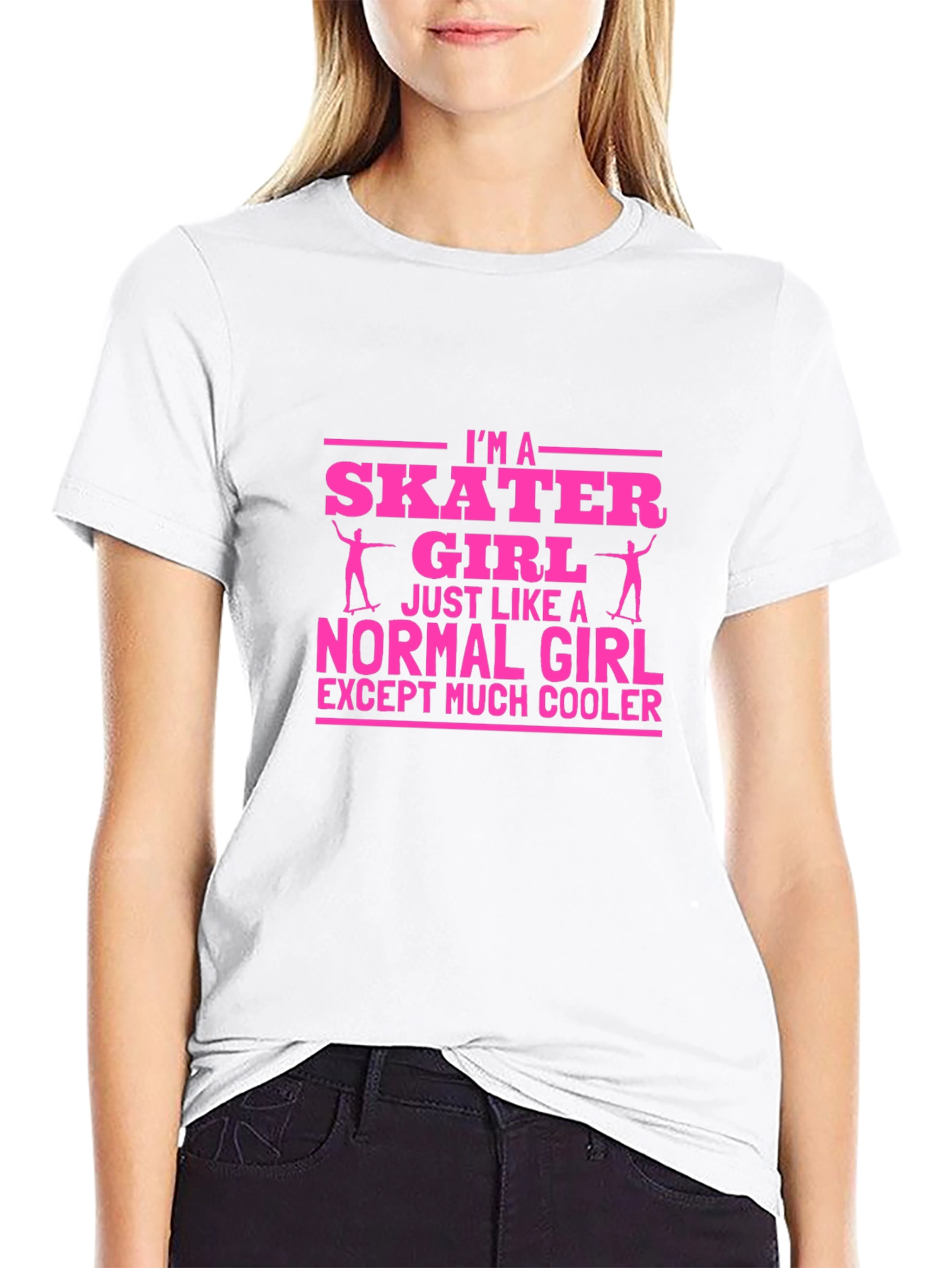 Im A Skater Girl T-Shirt - Cool Graphic Tee