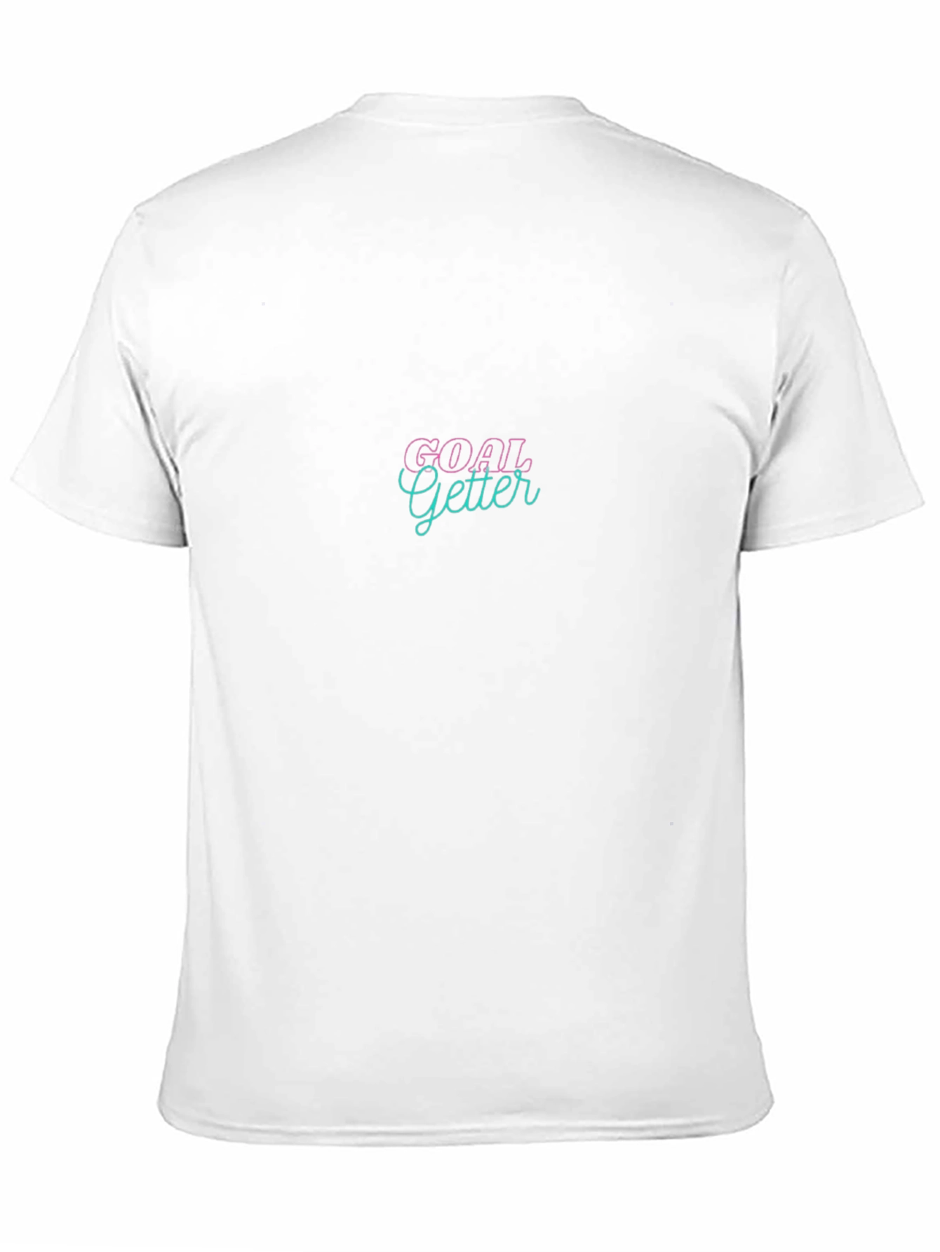 Goal Getter Graphic Tee - Black Cotton T-Shirt