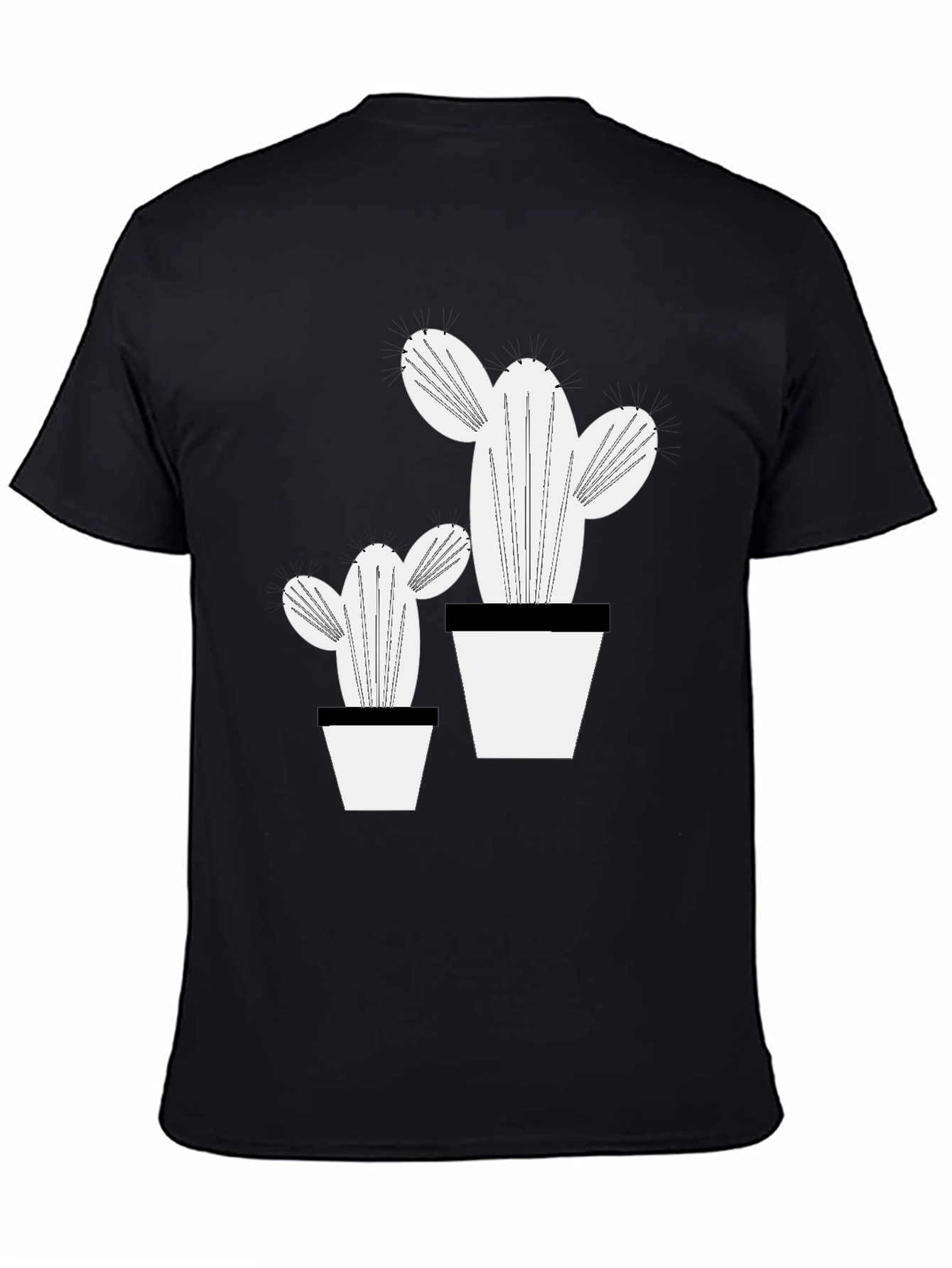 Cactus Graphic T-Shirt - Modern Plant Lover Tee