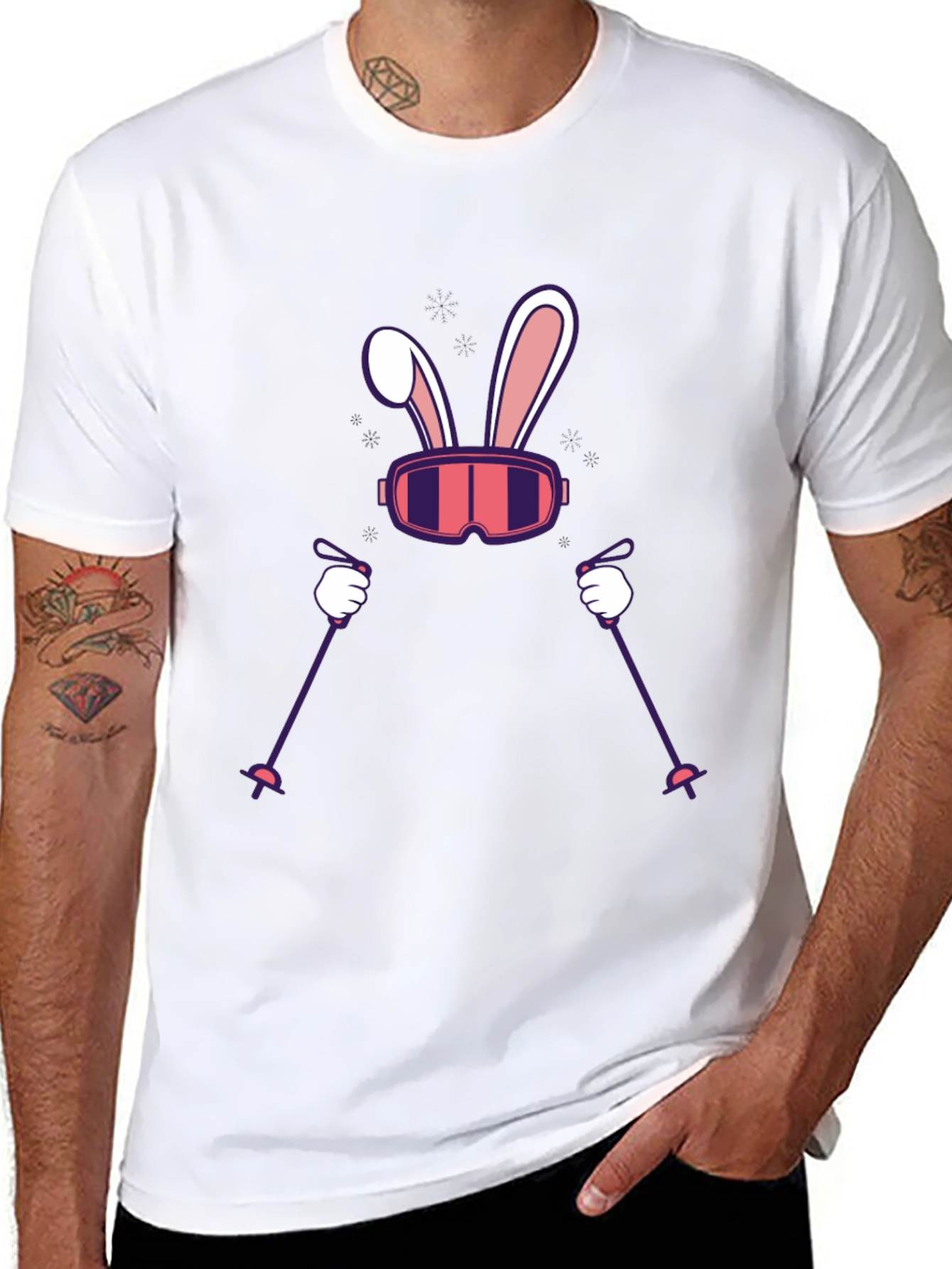 Ski Bunny T-Shirt - Winter Holiday Style