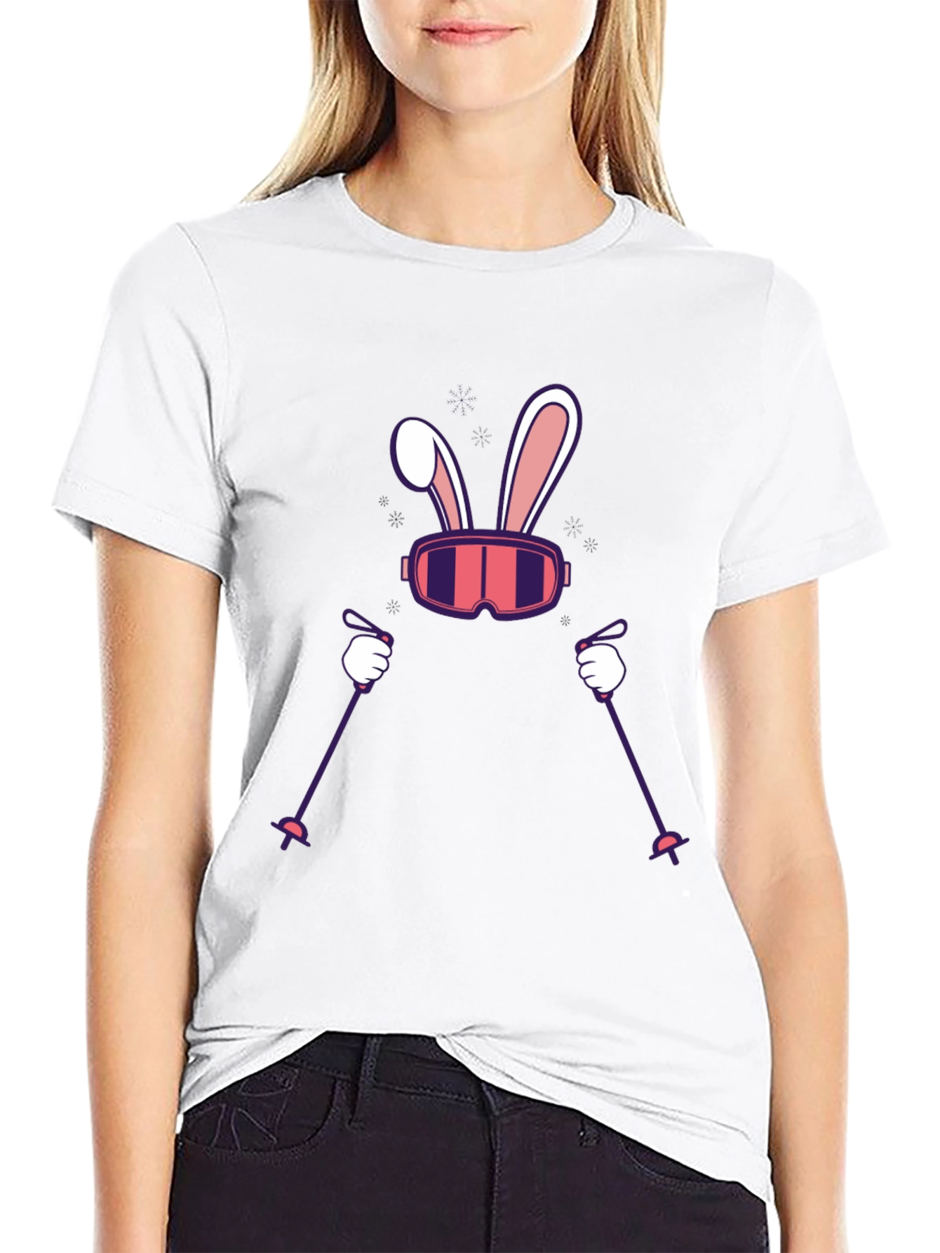 Ski Bunny T-Shirt - Winter Holiday Style