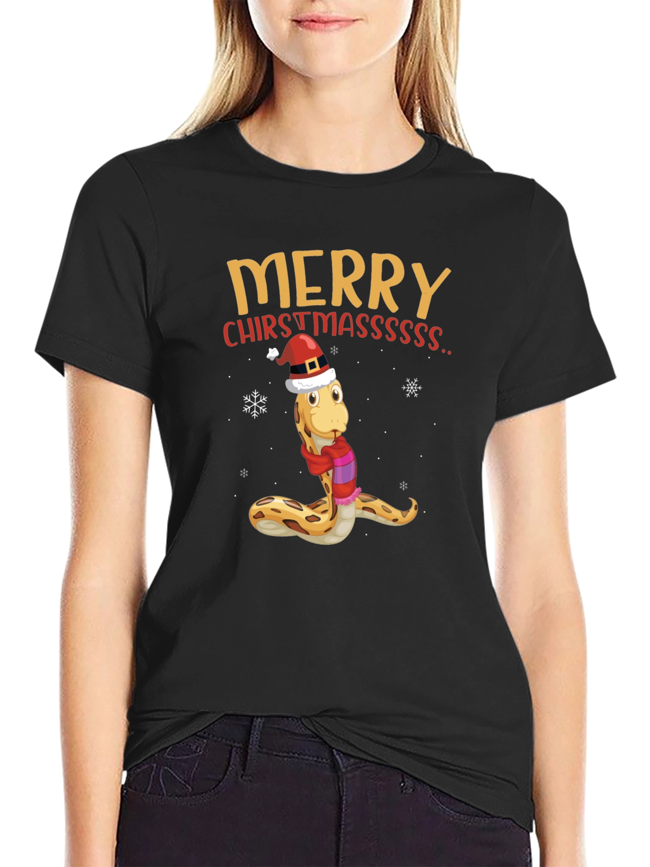 Merry Chirstmasssss Snake T-Shirt