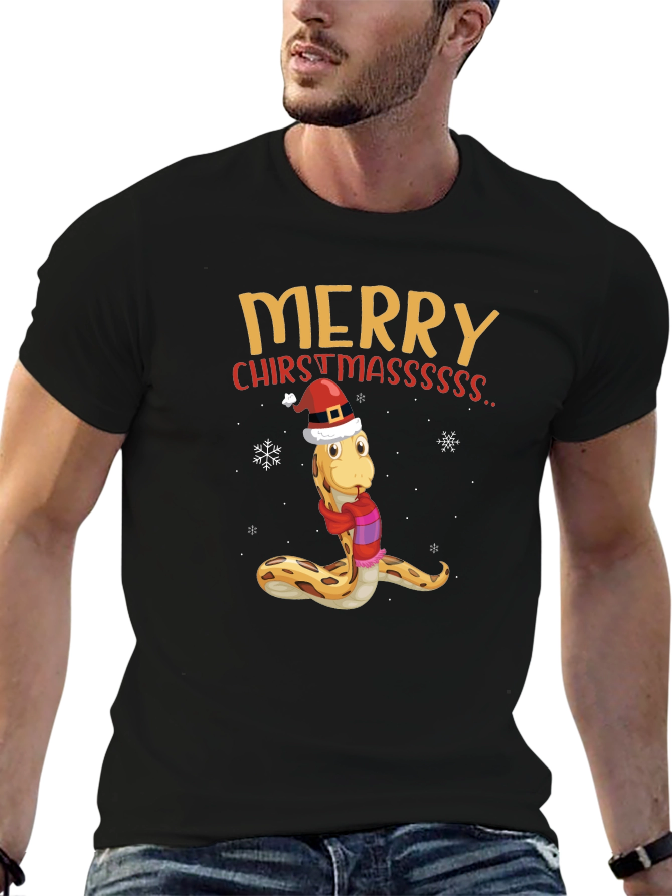 Merry Chirstmasssss Snake T-Shirt