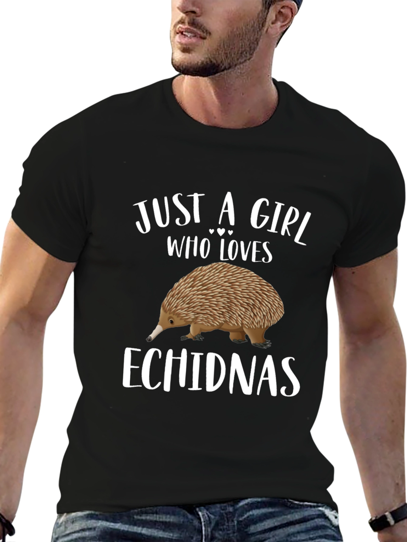 Just A Girl Who Loves Echidnas Graphic Tee