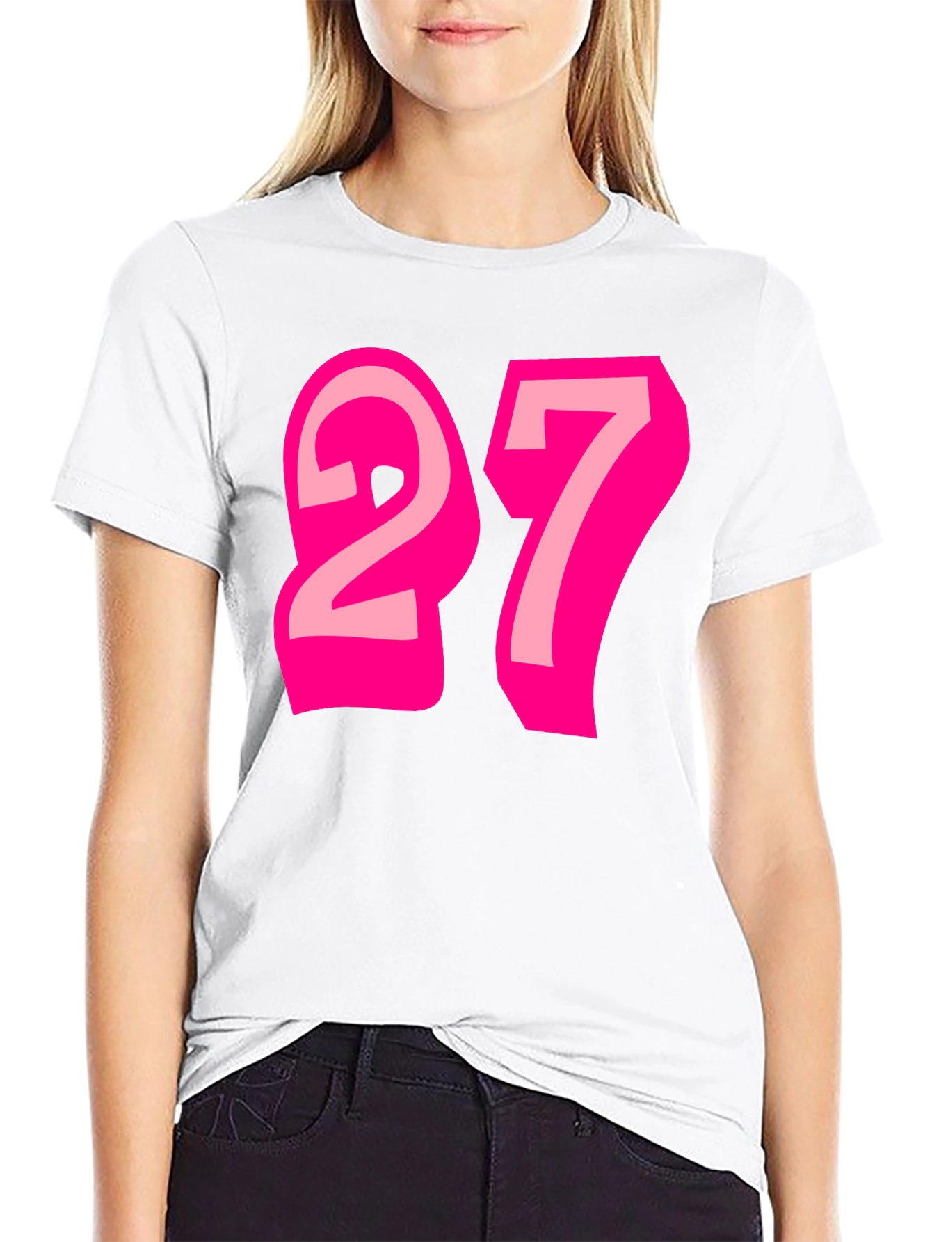 Number 27 Graphic Tee - Fun & Stylish