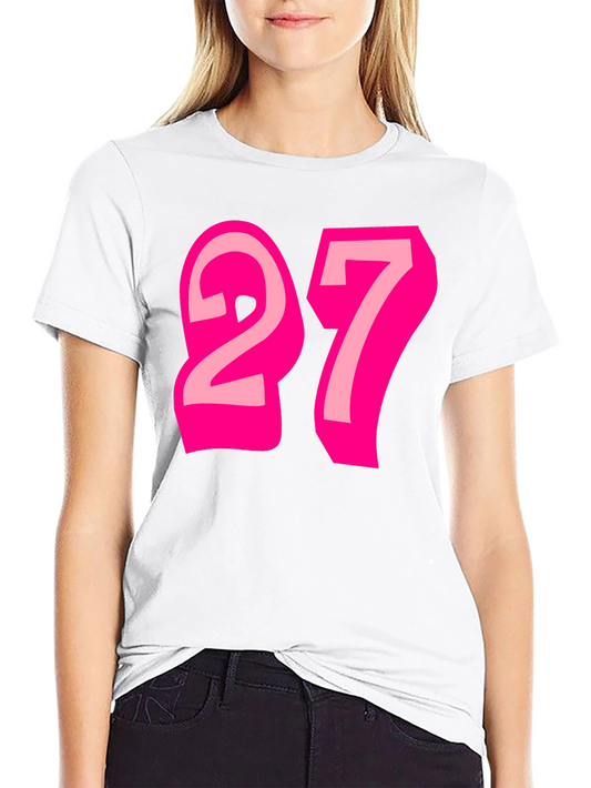 Number 27 Graphic Tee - Fun & Stylish