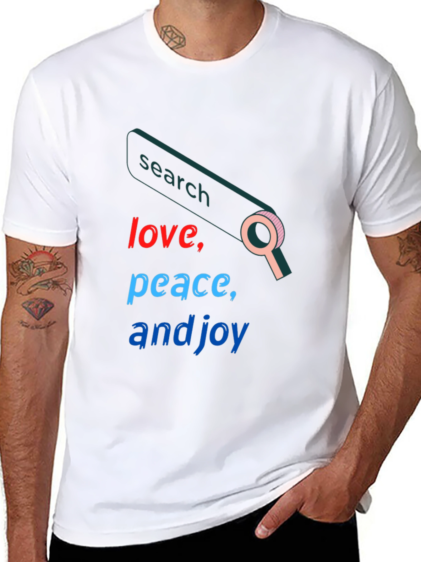 Love Peace Joy Graphic Tee