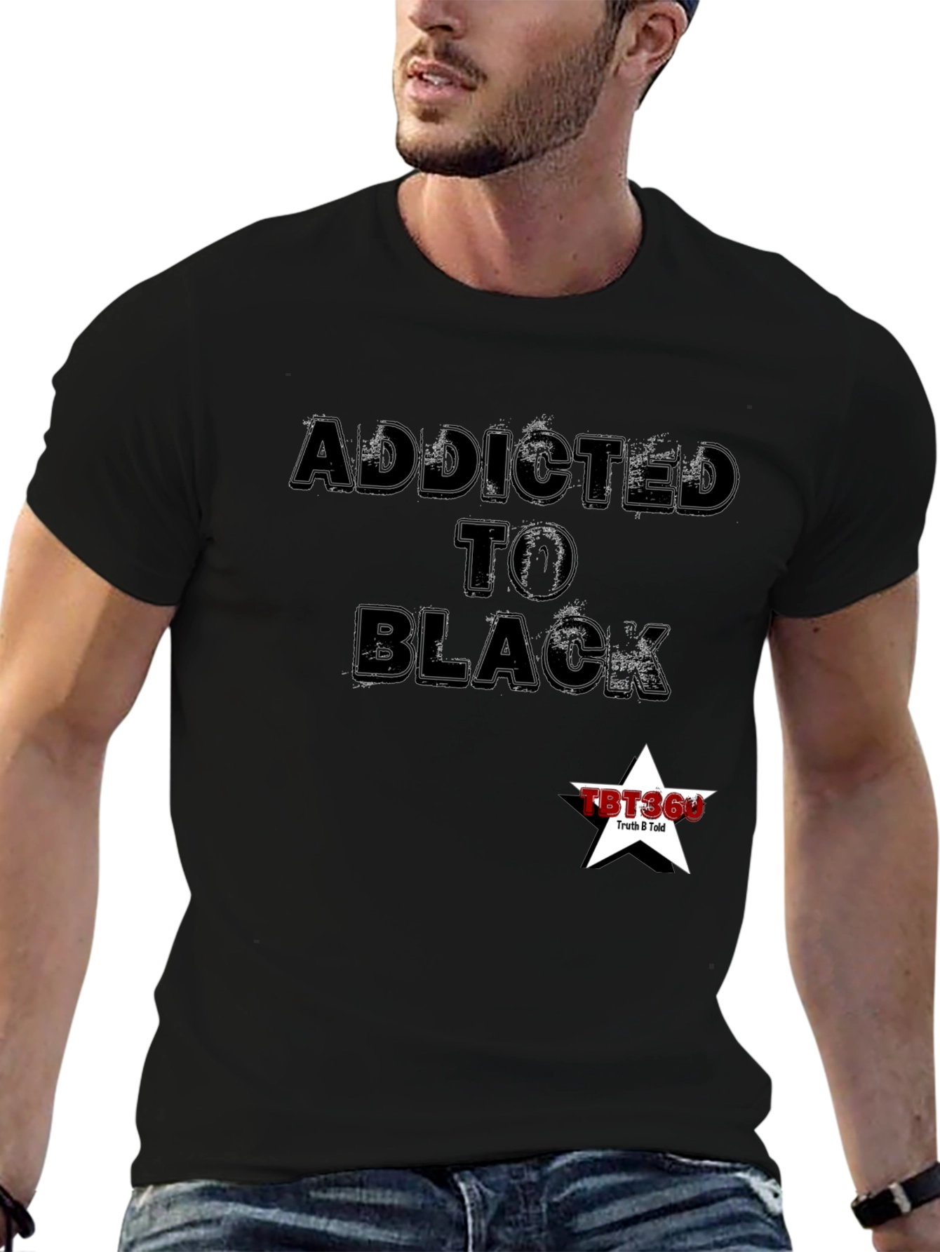 Addicted to Black Graphic T-Shirt - Truth B Told