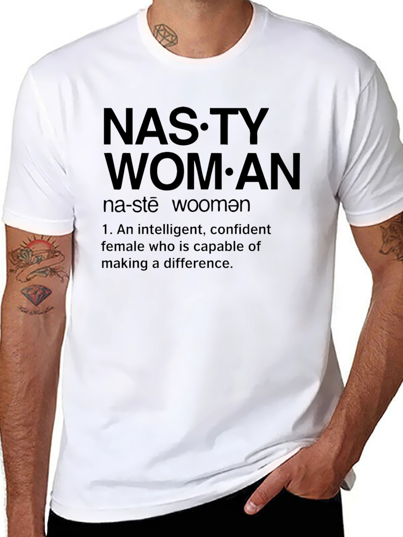 Nasty Woman Definition Graphic T-Shirt