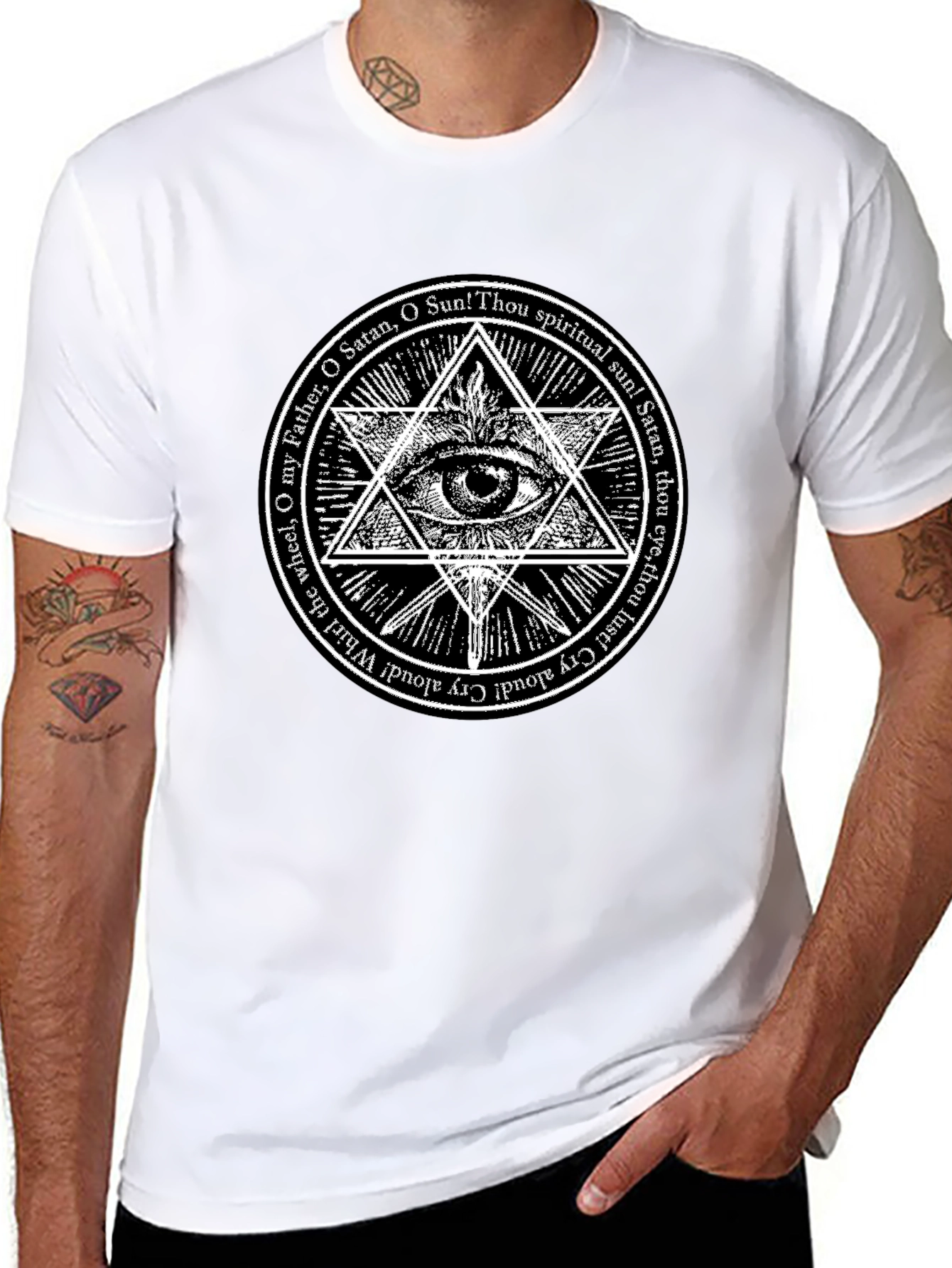 Occult Eye T-Shirt: Spiritual Satanic Design