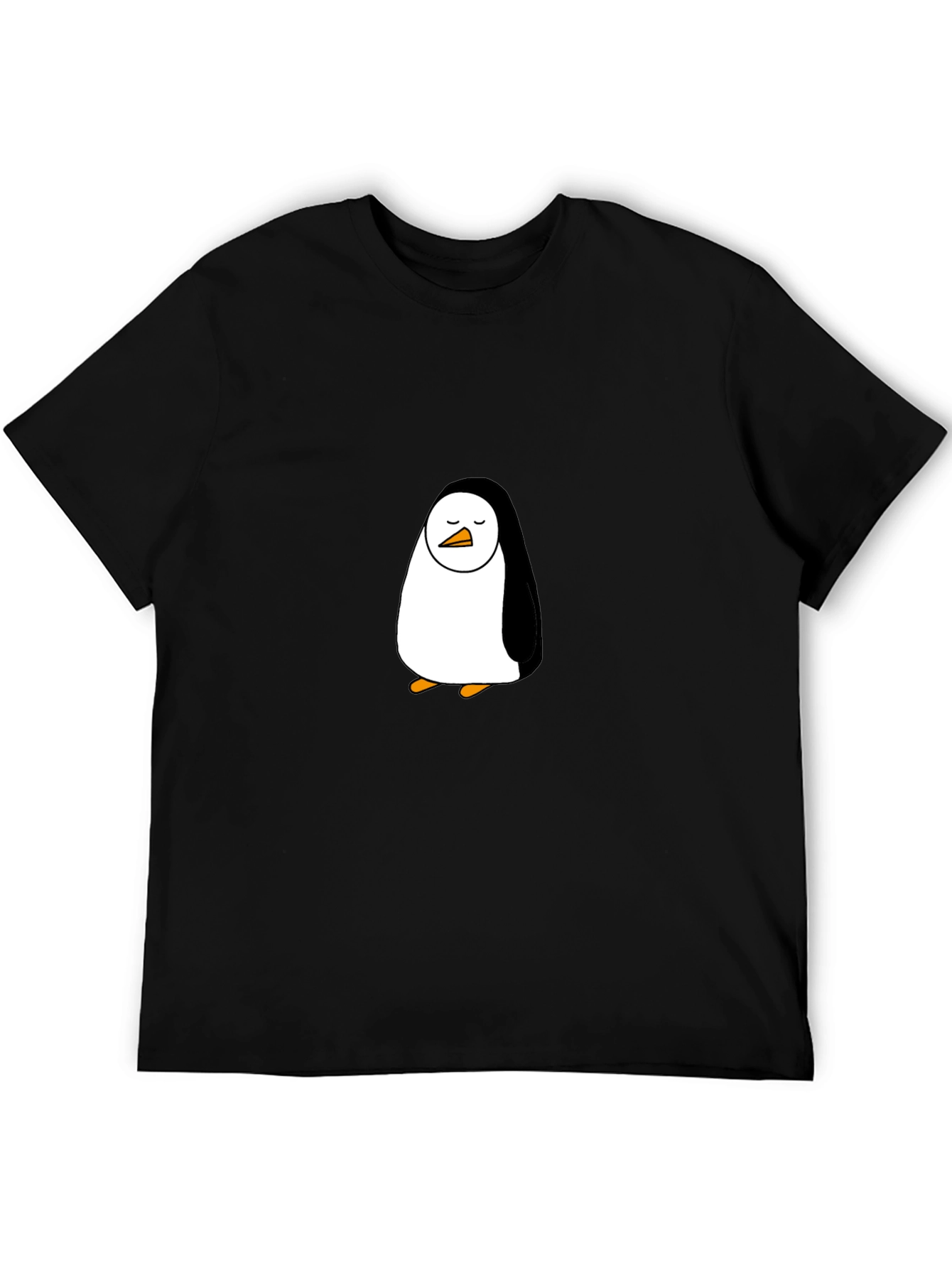 Penguin Graphic Black T-Shirt